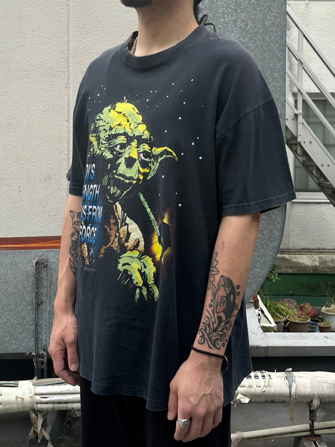 90's STAR WARS 「Yoda 」キャラクターTシャツ