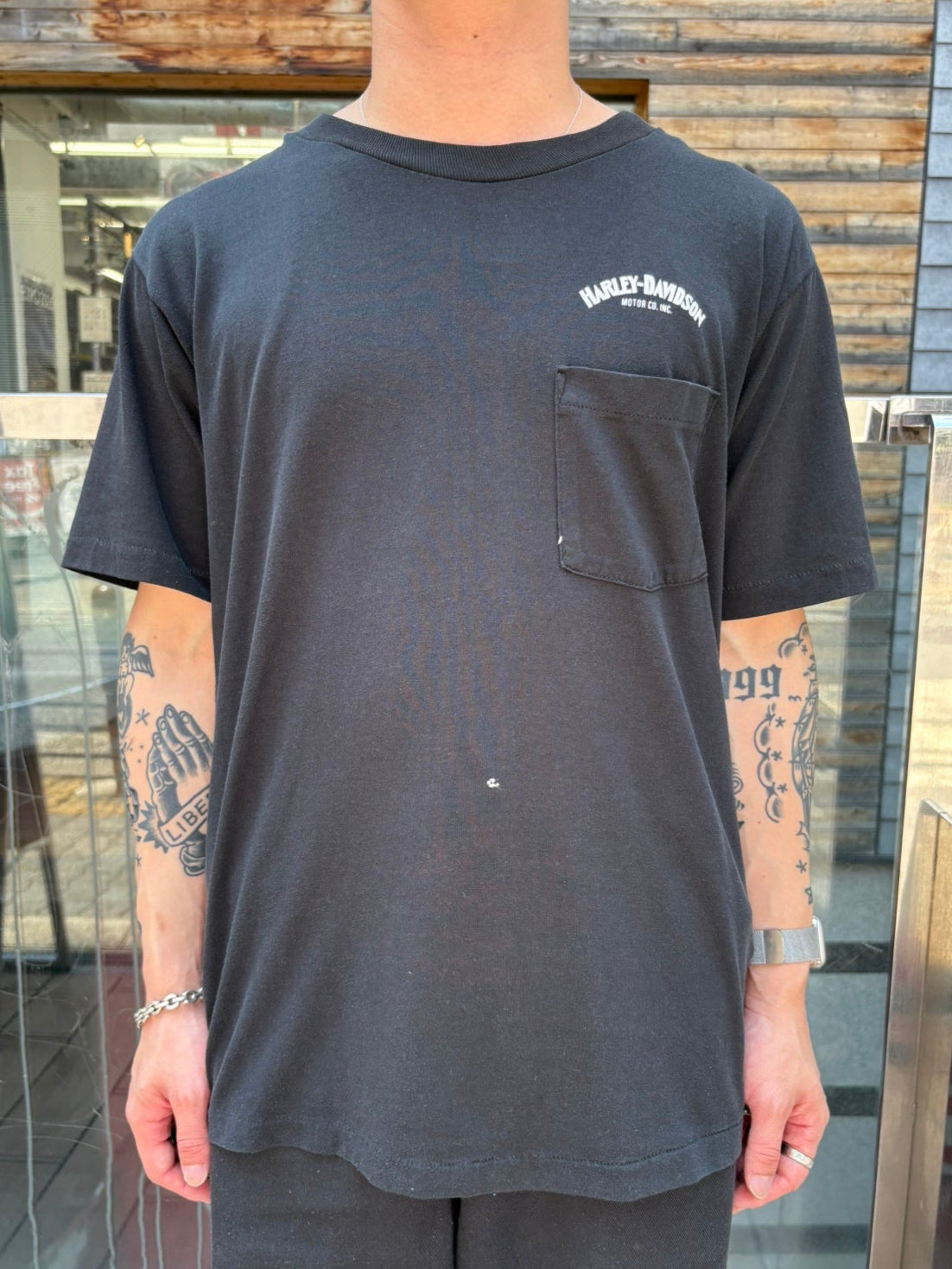 90's HARLEY-DAVIDSON「EMPLOYEE PARTICIPATIVE ACTION PROGRAM」USA製 ハーレーTシャツ