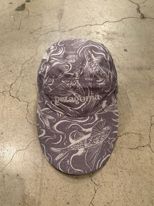 00's PATAGONIA「Bimini Stretch Fit Cap」トビウオ柄 キャップ