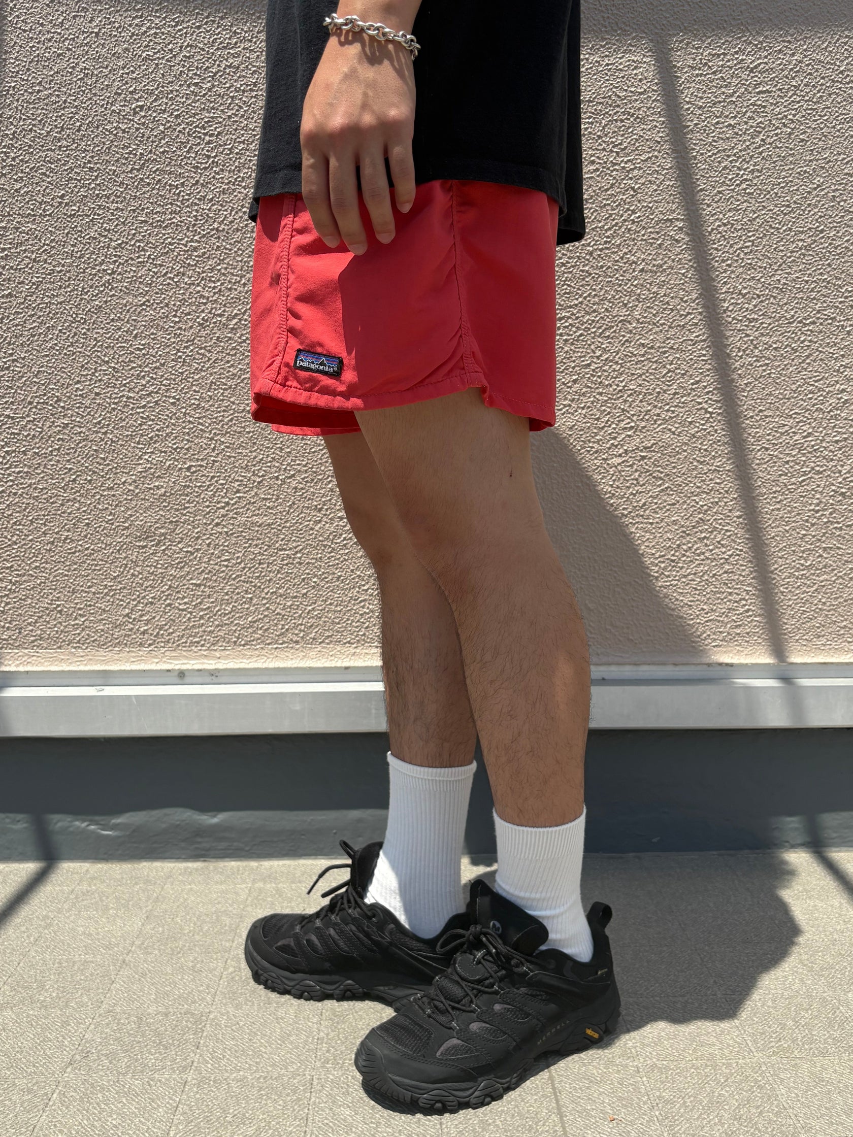 90's PATAGONIA「River Shorts Rose Pink」USA製 ナイロンショーツ