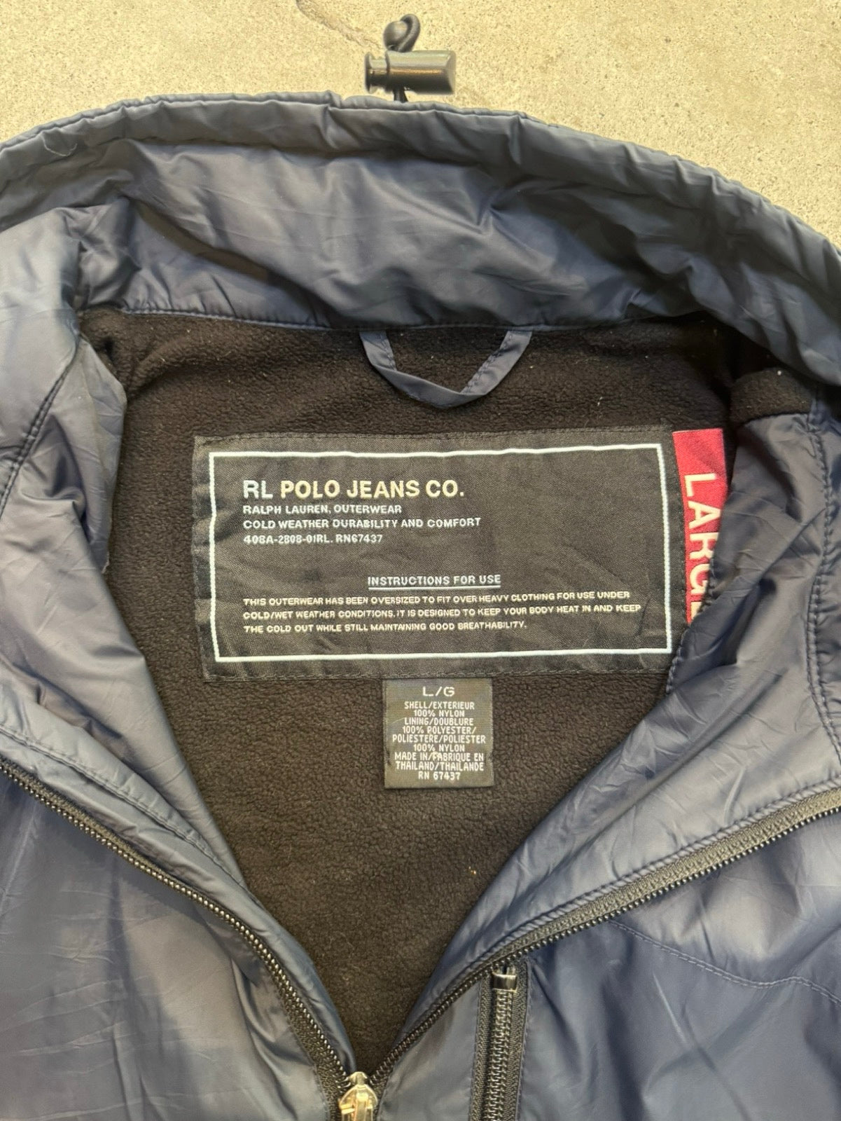 90's POLO JEANS ナイロンジャケット