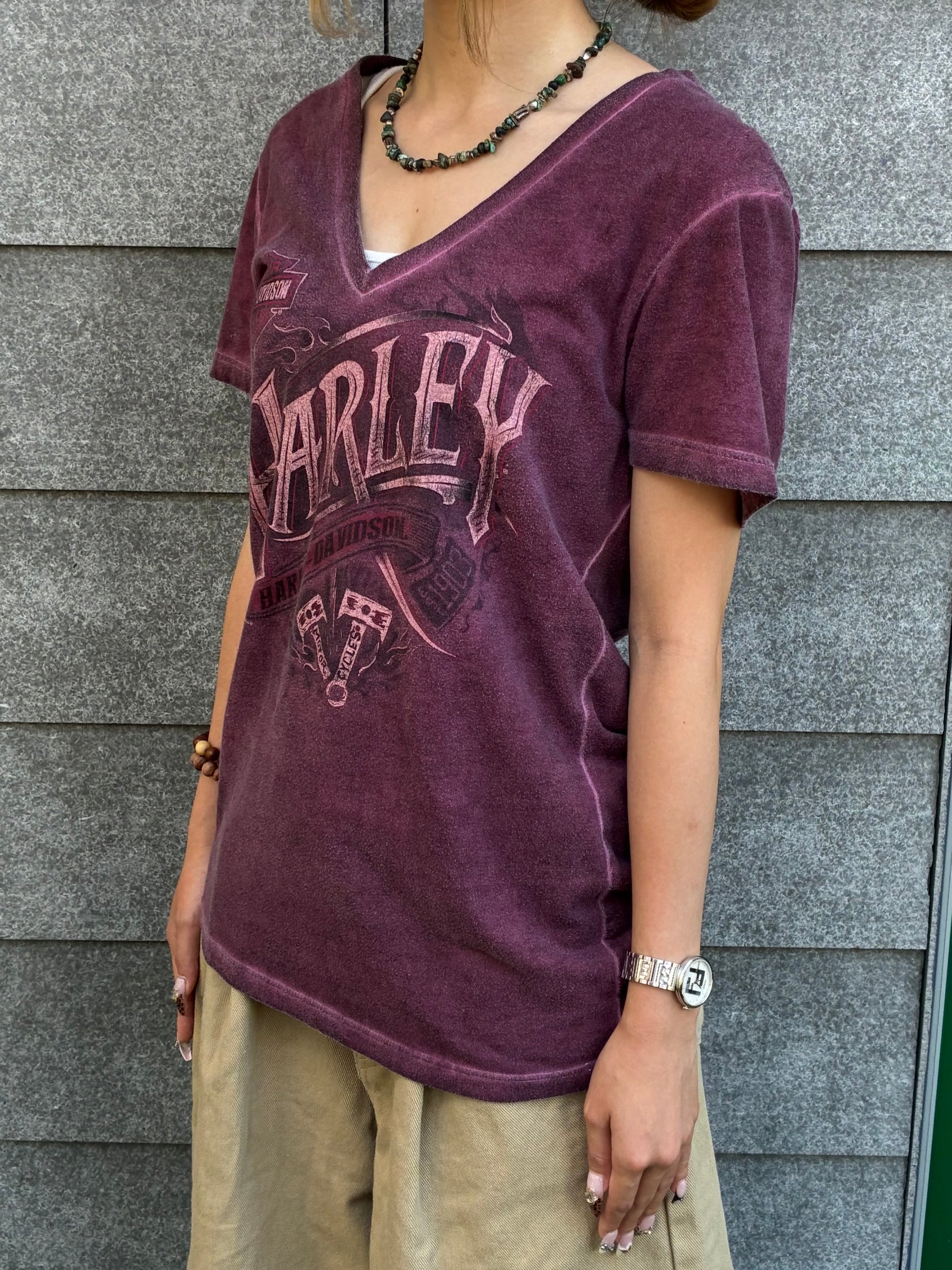 10's「Harley-Davidso」ハーレーTシャツ