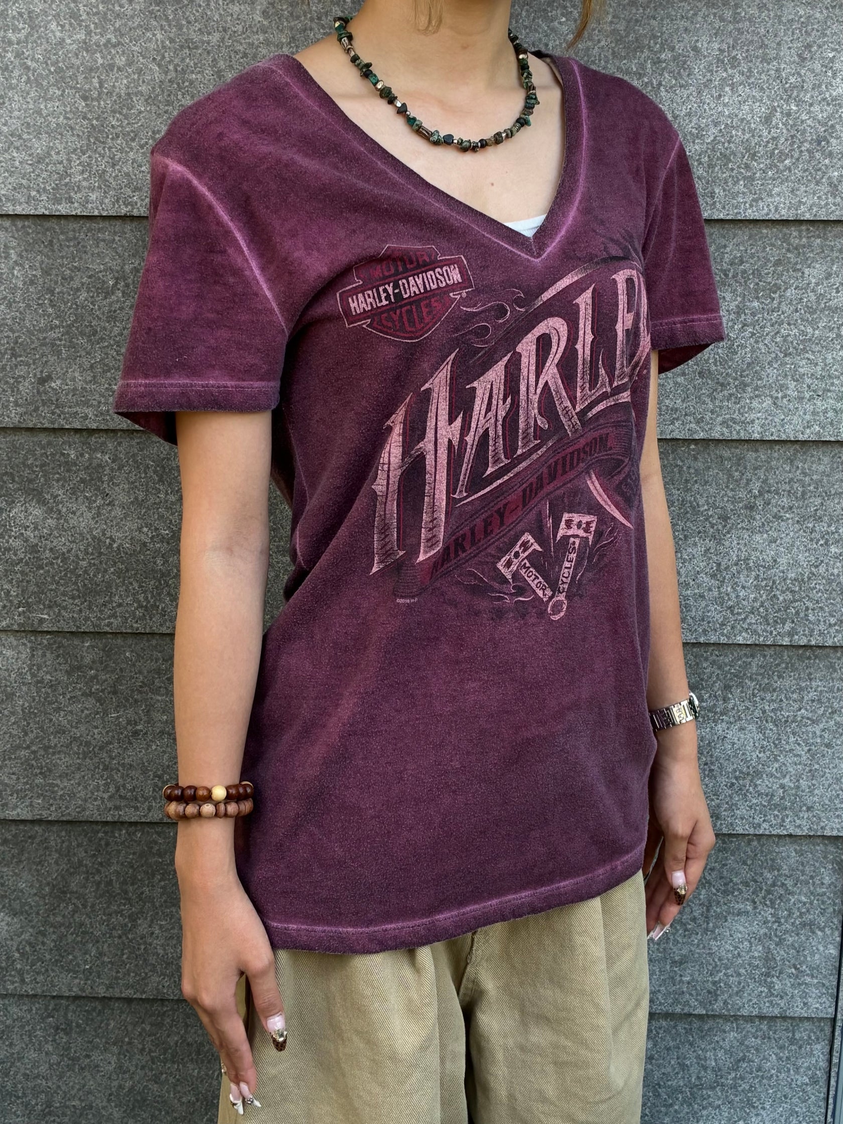 10's「Harley-Davidso」ハーレーTシャツ