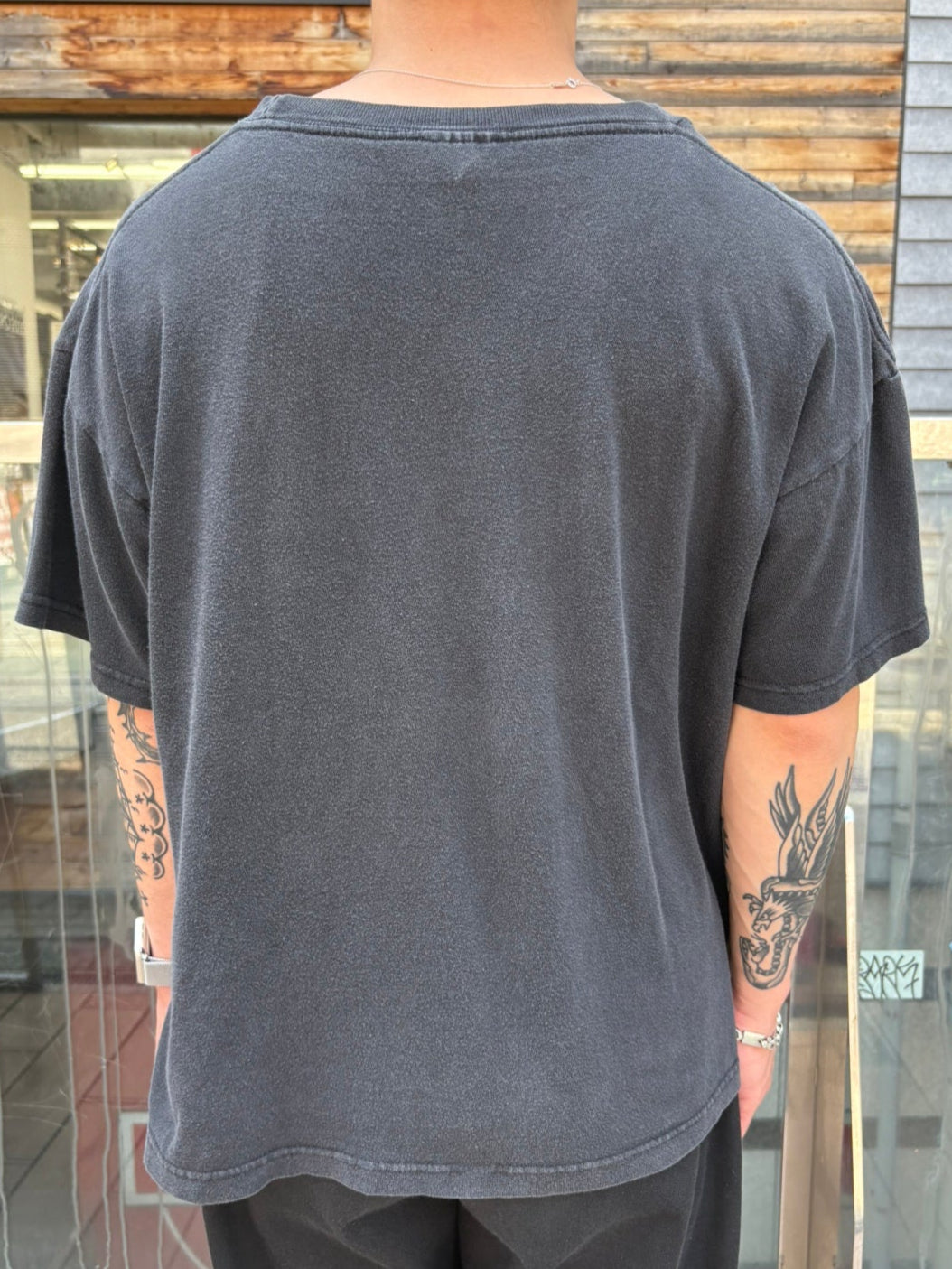 00's HARLEY-DAVIDSON「AMERICAN BIKER ケルベロスグラフィック」 ハーレーTシャツ