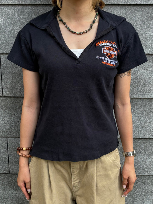 00's Harley-Davidson「Factory Tour 」ハーレーTシャツ