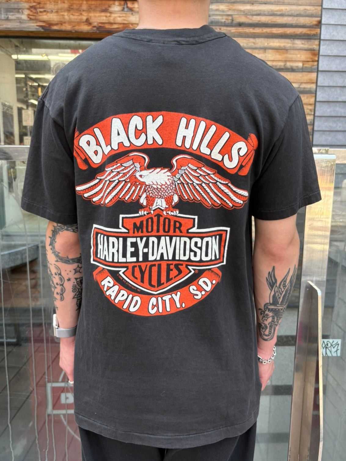 90's HARLEY -DAVIDSON 「Black Hills Rally 50th Anniversary 」USA製 ハーレーTシャツ