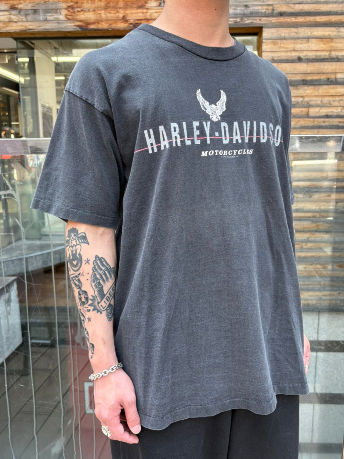 90's HARLEY-DAVIDSON「Eagle」USA製 ハーレーTシャツ
