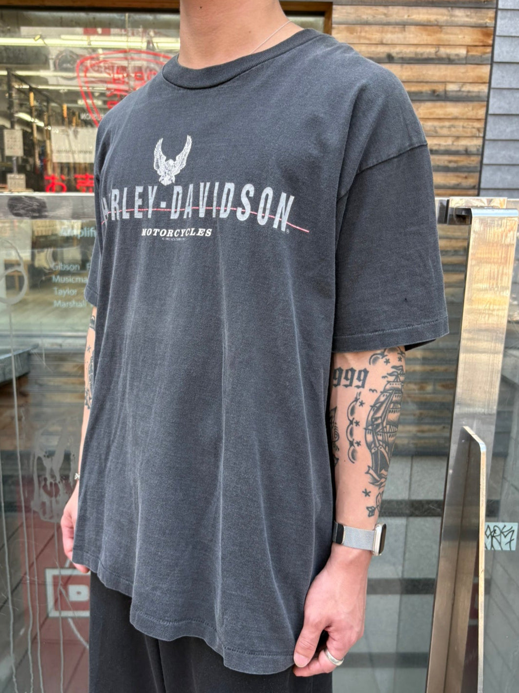 90's HARLEY-DAVIDSON「Eagle」USA製 ハーレーTシャツ