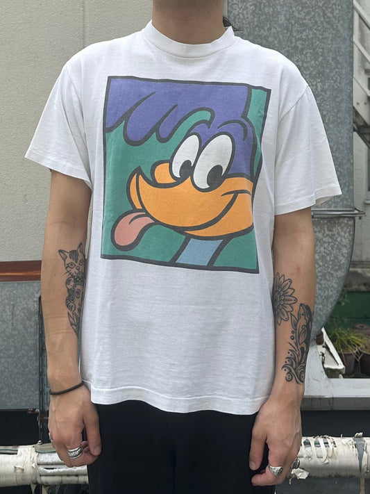 90's LOONEY TUNES「ROAD RUNNNER」キャラクターTシャツ USA製