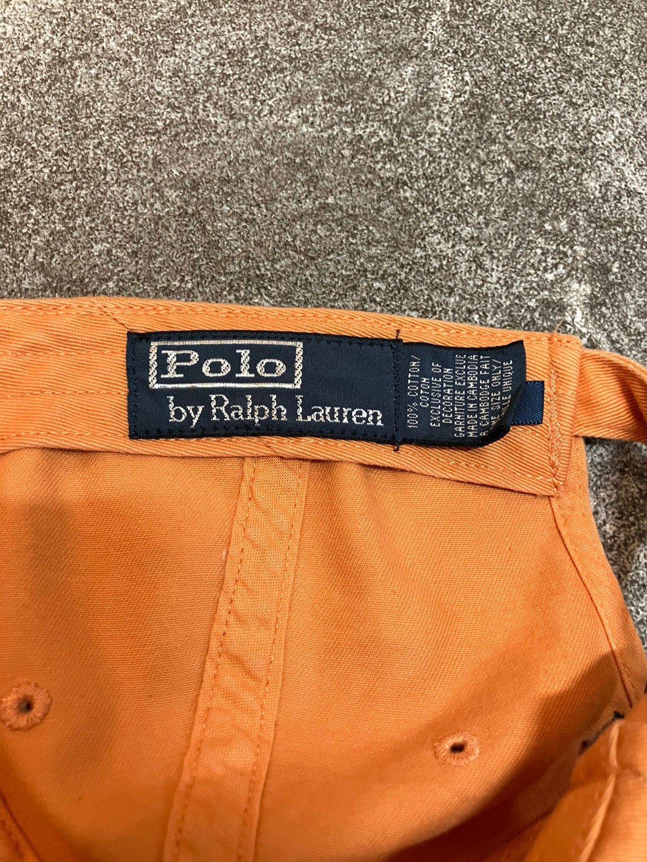 90's RALPH LAUREN「COTTON CHINO CAP」キャップ