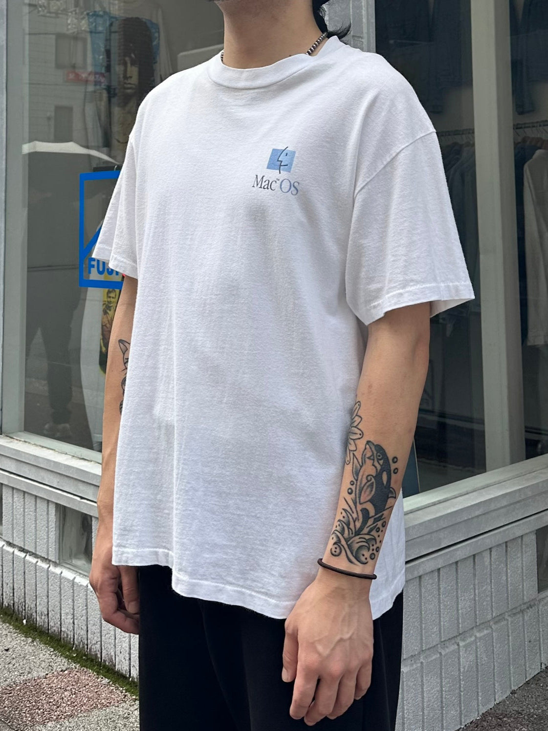 90's APPLE 「Mac Os」企業Tシャツ