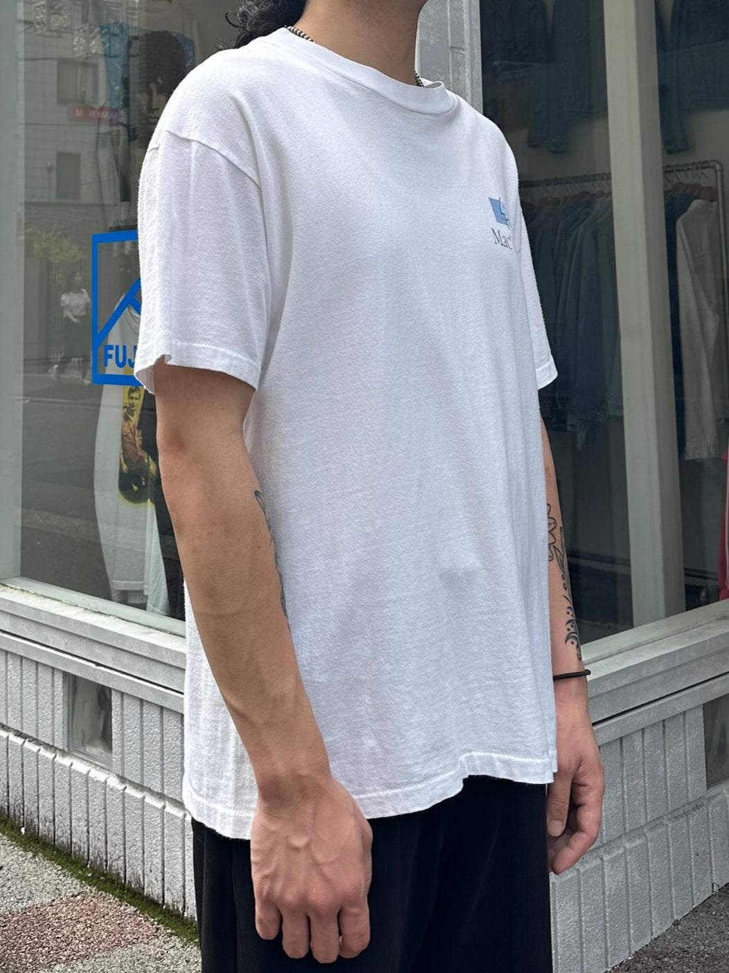 90's APPLE 「Mac Os」企業Tシャツ