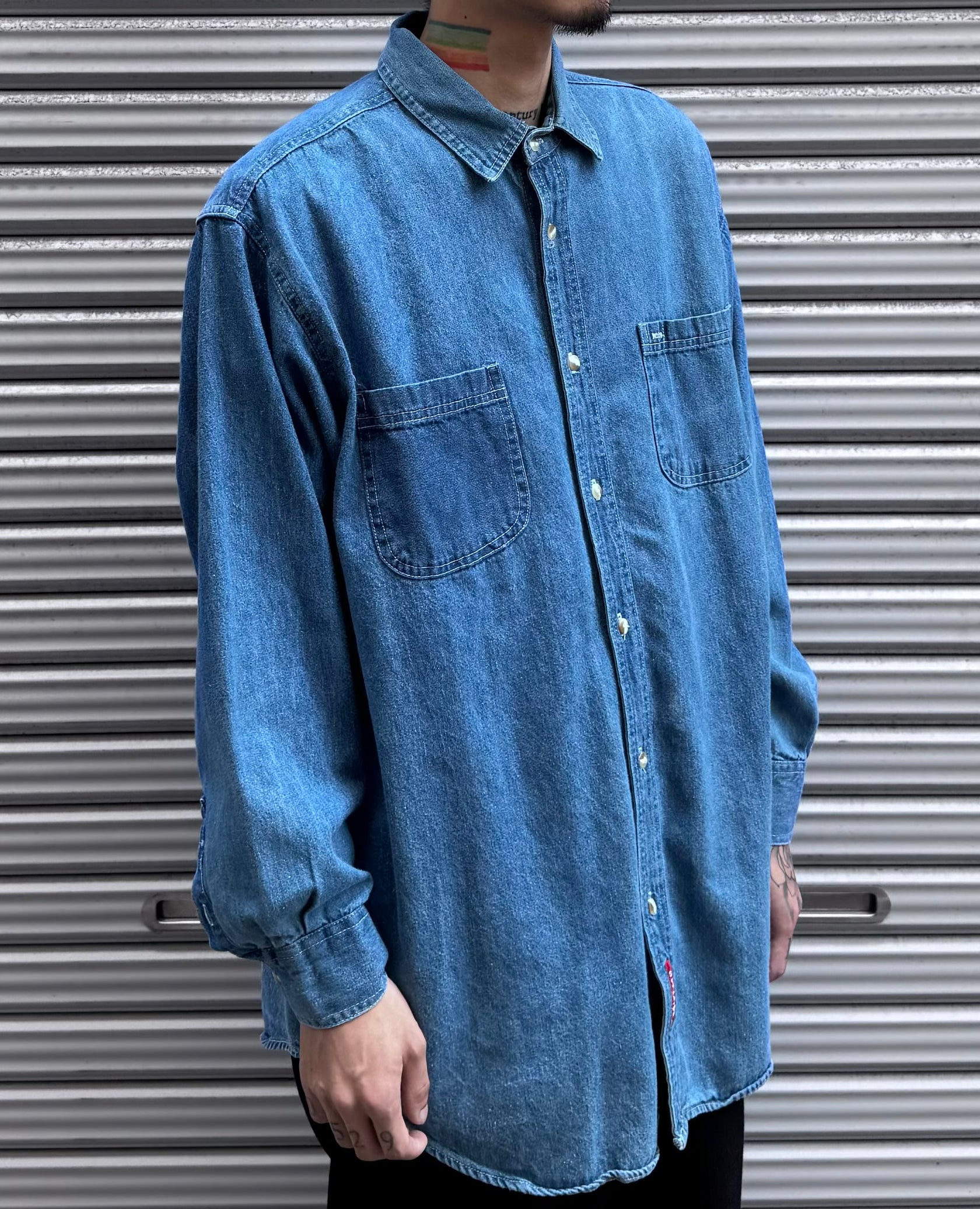 90’s MARLBORO USA製 デニムシャツ