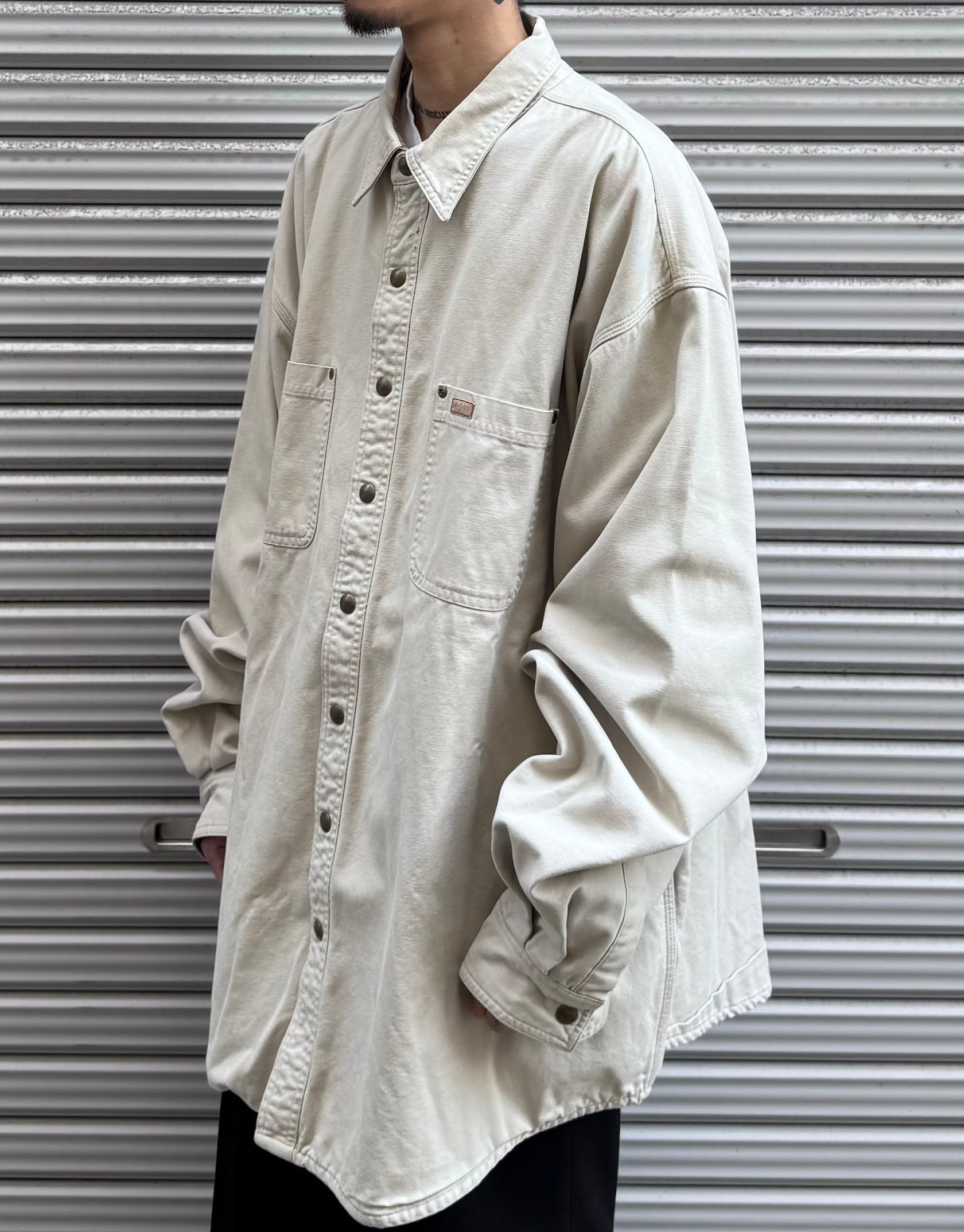 00's Carhartt「裏地付き」ダックシャツ
