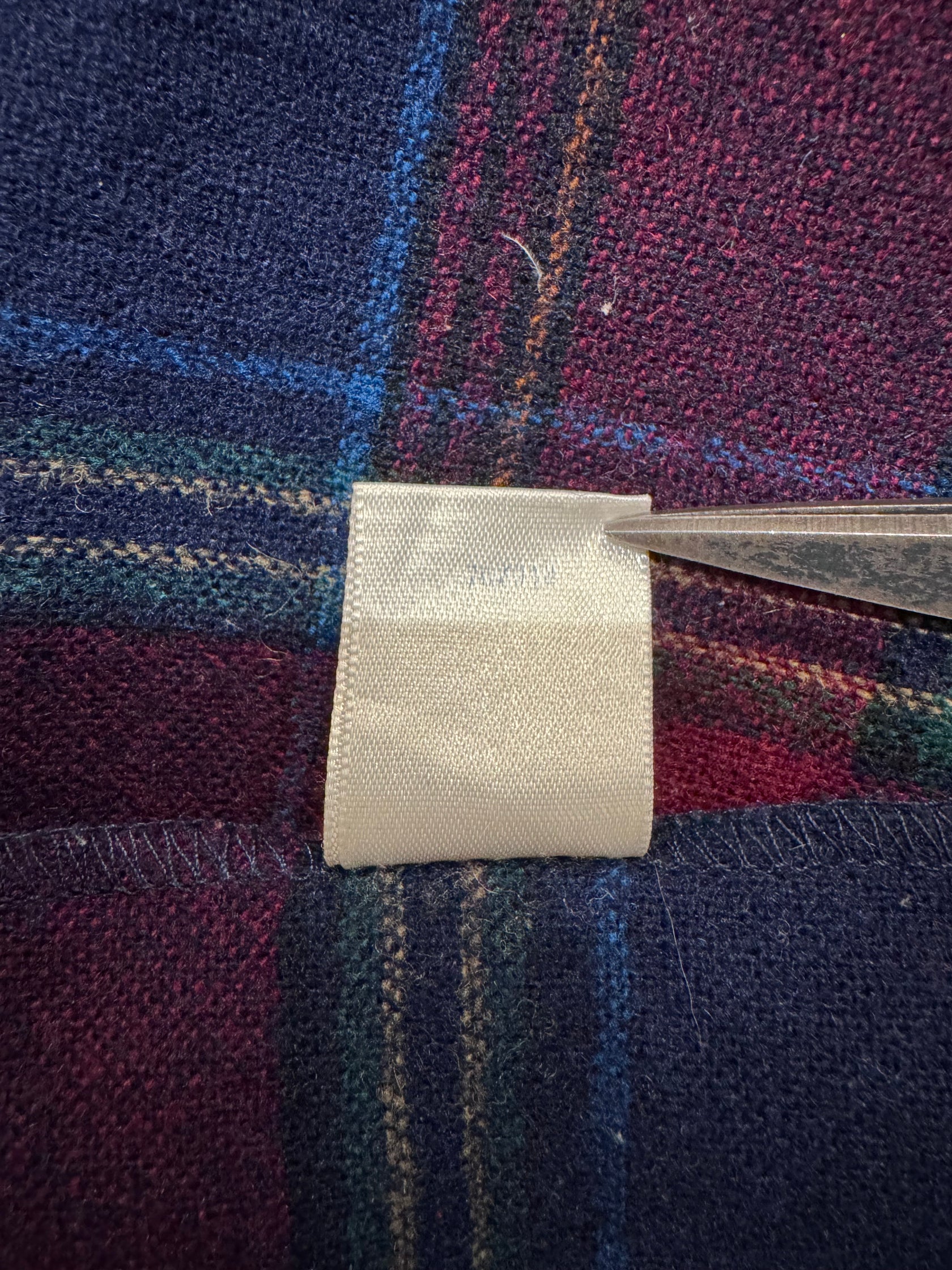 00's PENDLETON「open collar」USA製 ウールチェックシャツ