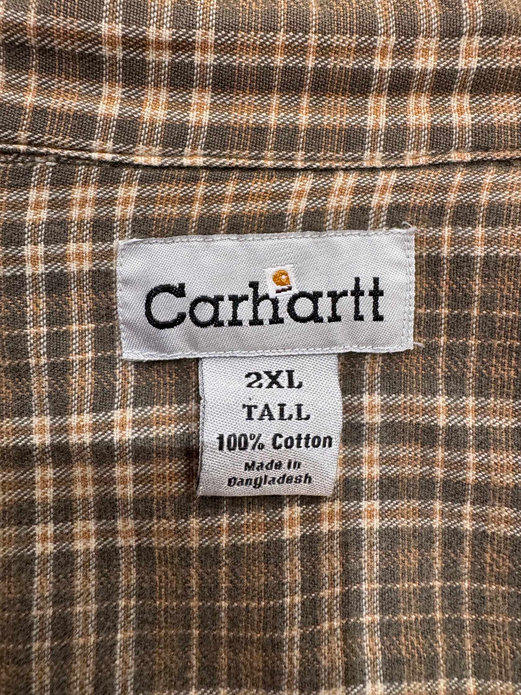 00's Carhartt「裏地付き」ダックシャツ
