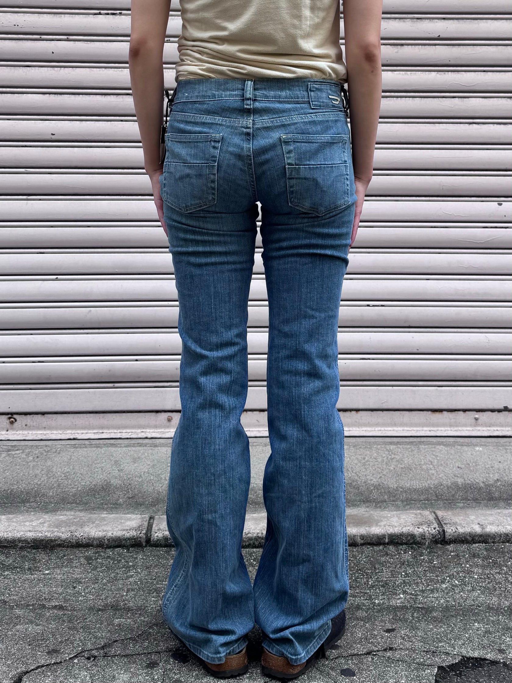 00’s DIESEL「0010AD」イタリア製 デニムフレアパンツ