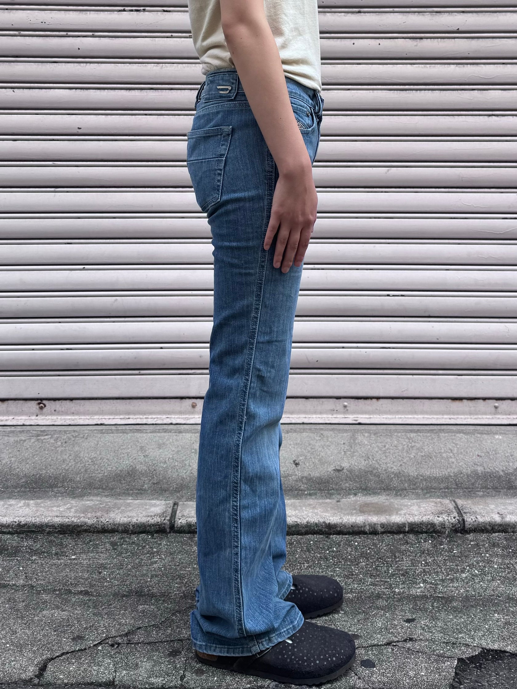 00’s DIESEL「0010AD」イタリア製 デニムフレアパンツ