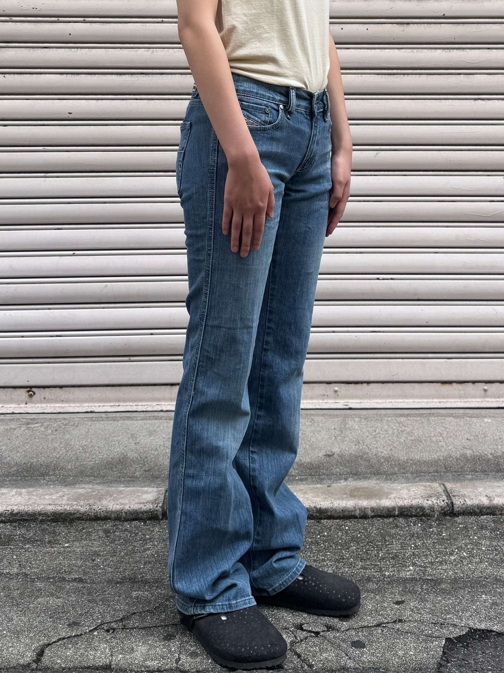 00’s DIESEL「0010AD」イタリア製 デニムフレアパンツ