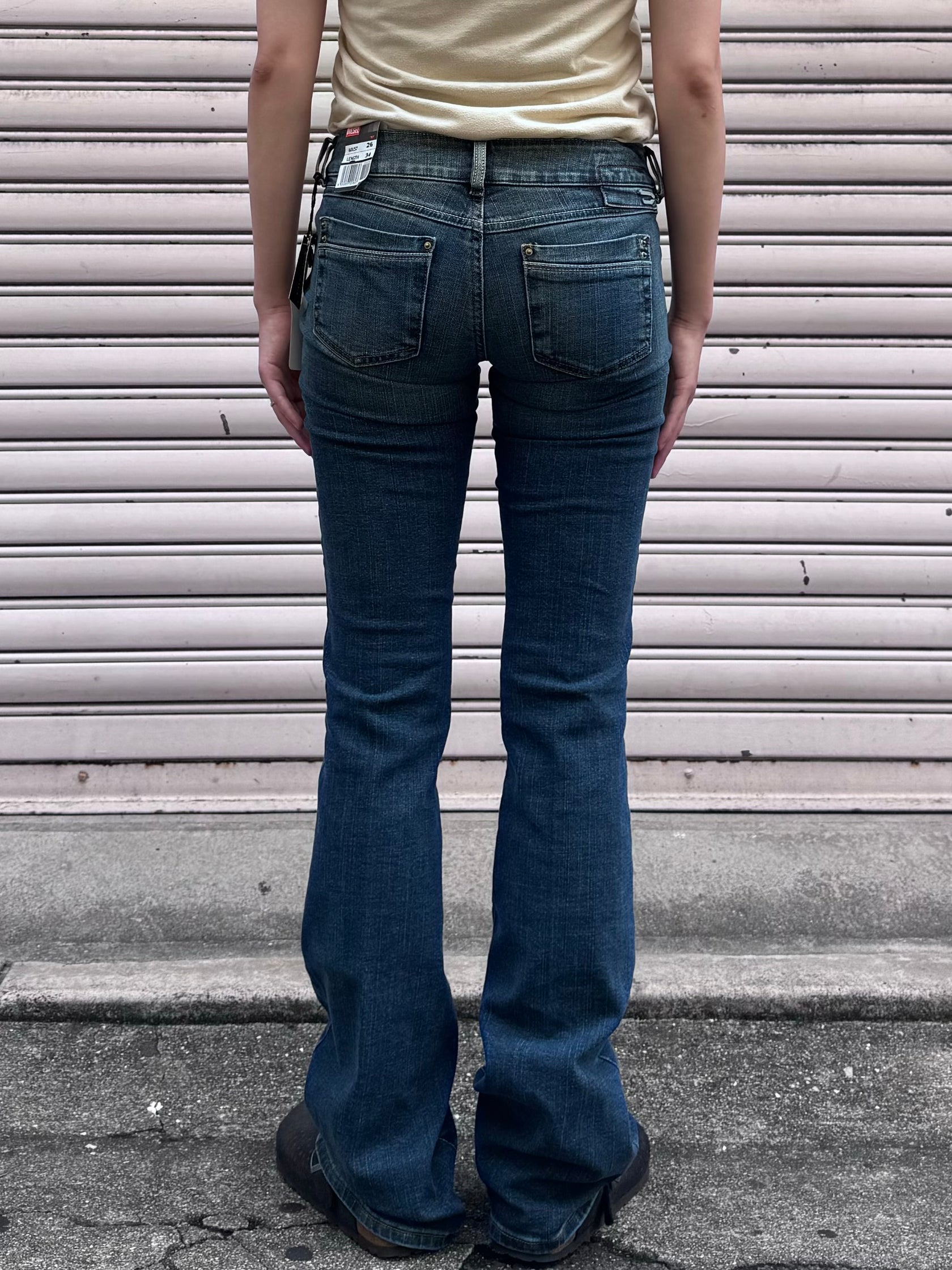 00’s DIESEL「0010MK」イタリア製 デニムフレアパンツ