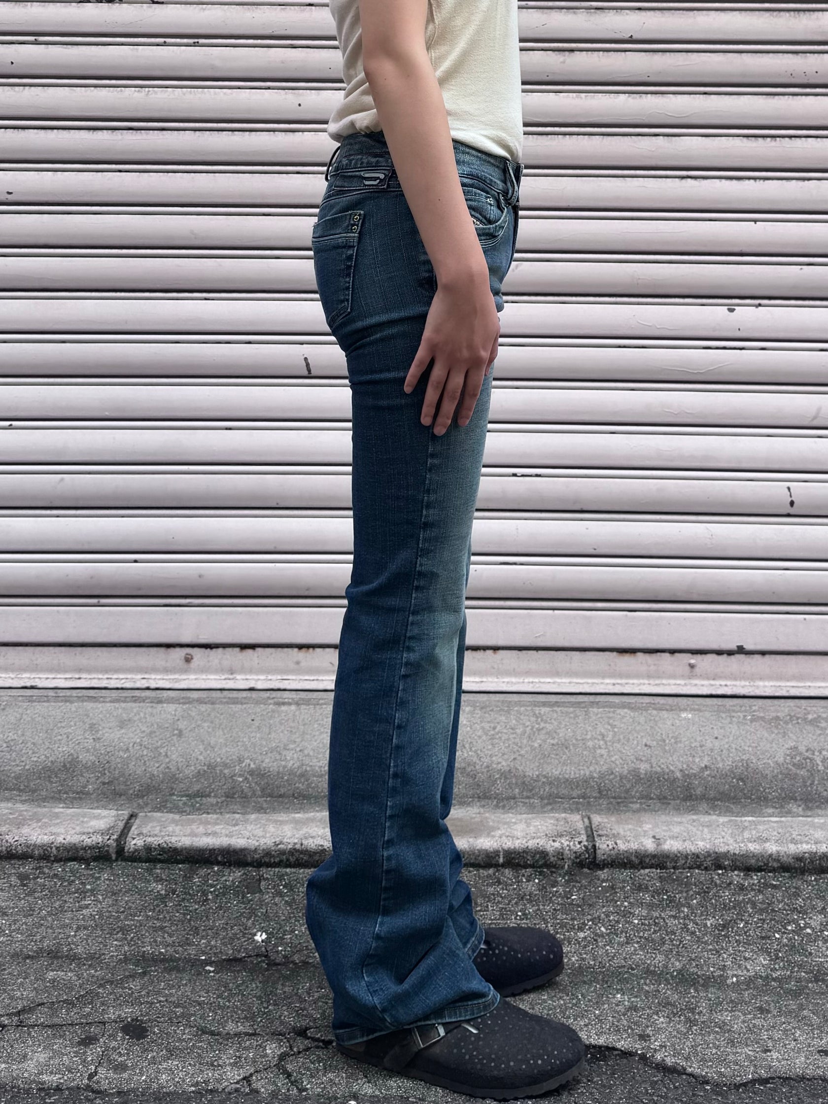 00’s DIESEL「0010MK」イタリア製 デニムフレアパンツ