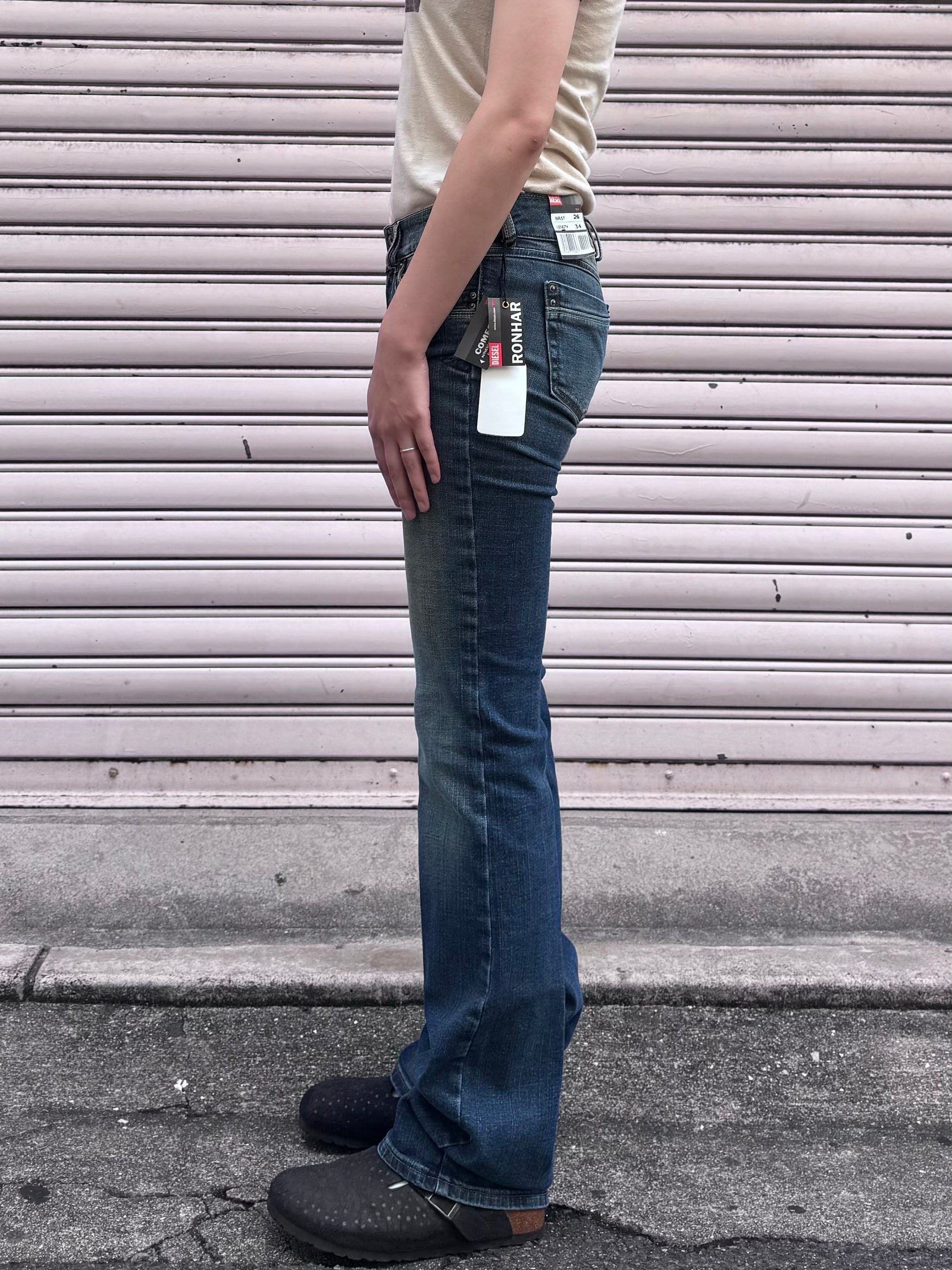 00’s DIESEL「0010MK」イタリア製 デニムフレアパンツ