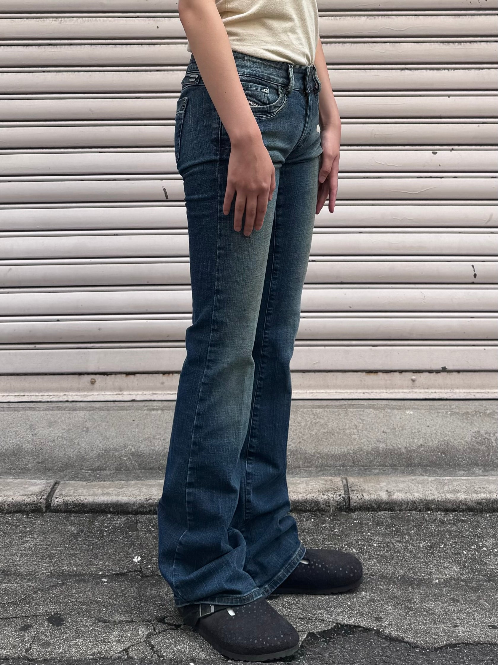 00’s DIESEL「0010MK」イタリア製 デニムフレアパンツ