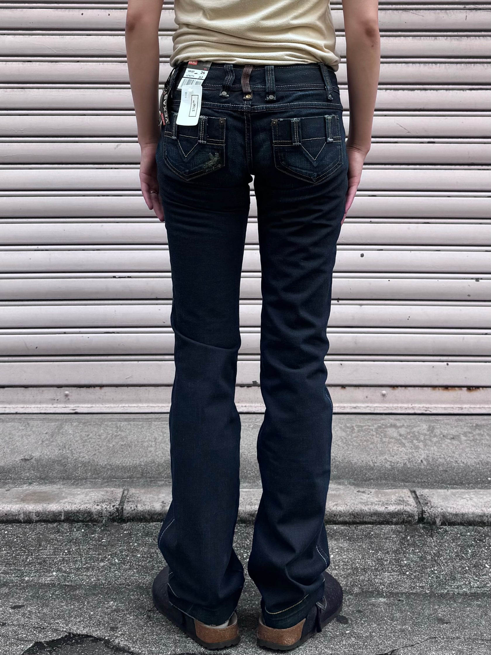 00’s DIESEL「0010LQ」イタリア製 デニムフレアパンツ