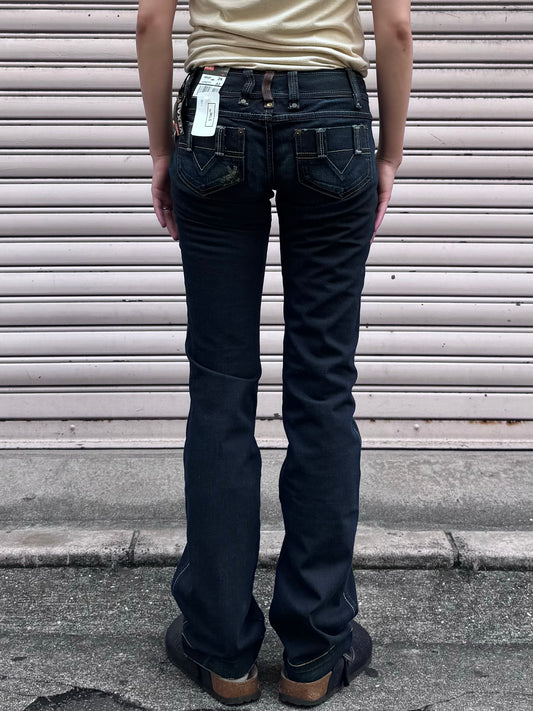 00’s DIESEL「0010LQ」イタリア製 デニムフレアパンツ