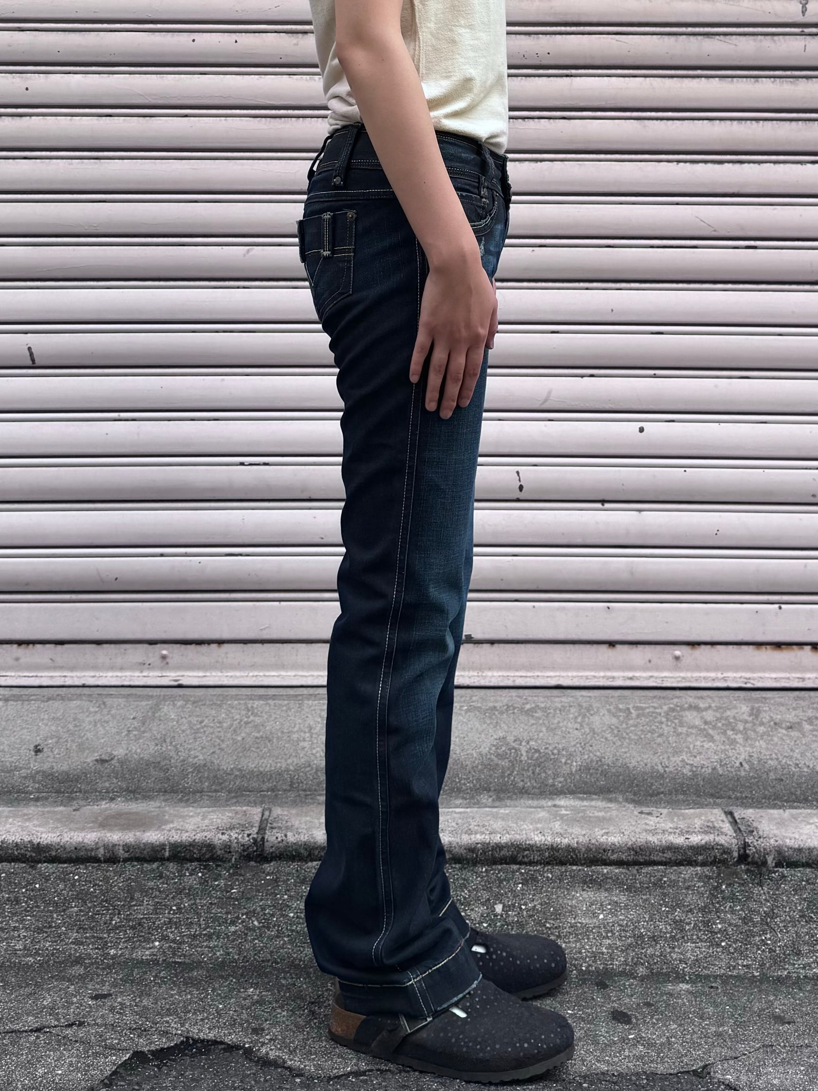 00’s DIESEL「0010LQ」イタリア製 デニムフレアパンツ