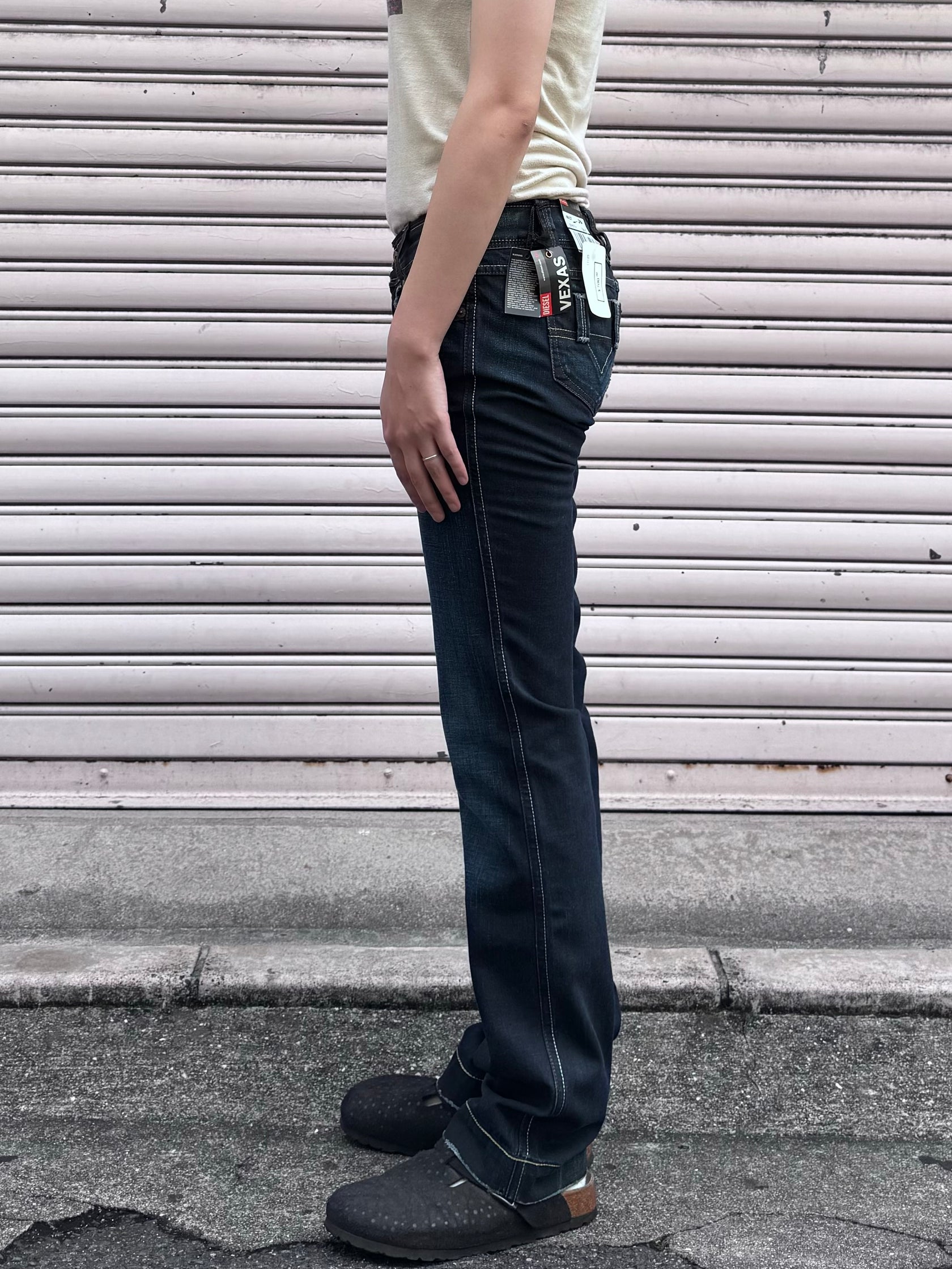 00’s DIESEL「0010LQ」イタリア製 デニムフレアパンツ