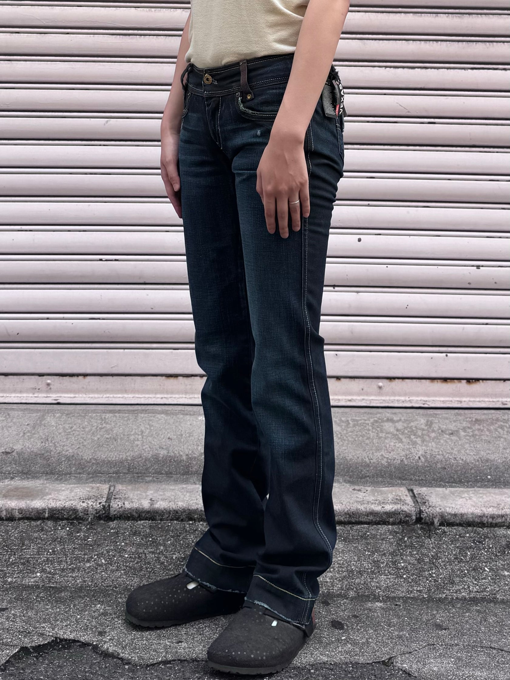 00’s DIESEL「0010LQ」イタリア製 デニムフレアパンツ