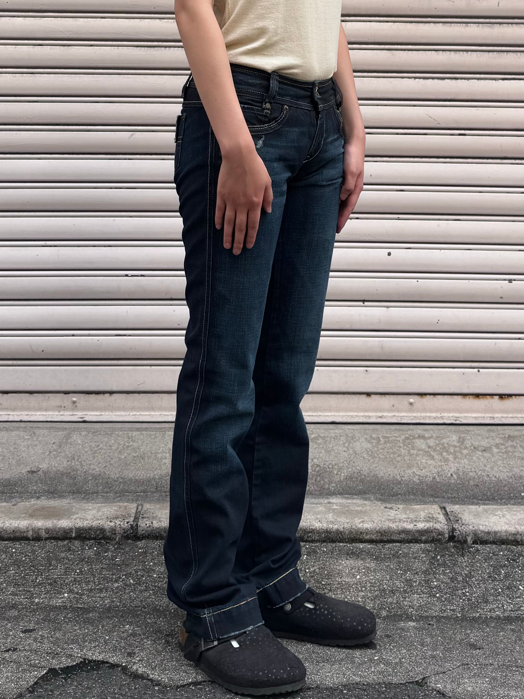 00’s DIESEL「0010LQ」イタリア製 デニムフレアパンツ