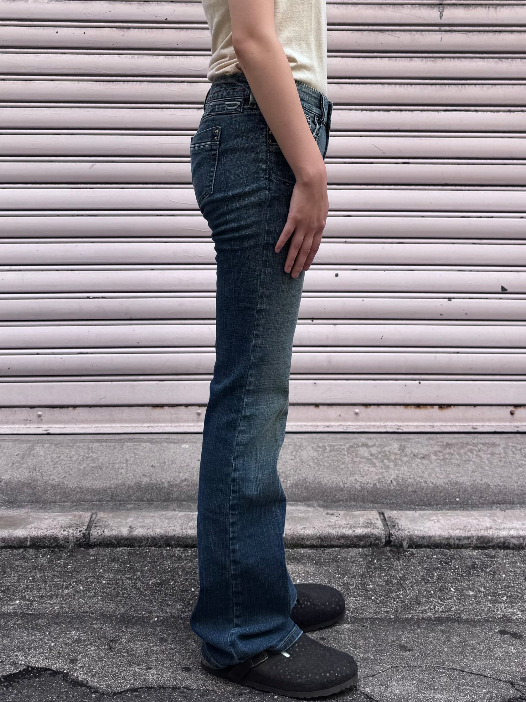 00’s DIESEL「0010MJ」イタリア製 デニムフレアパンツ