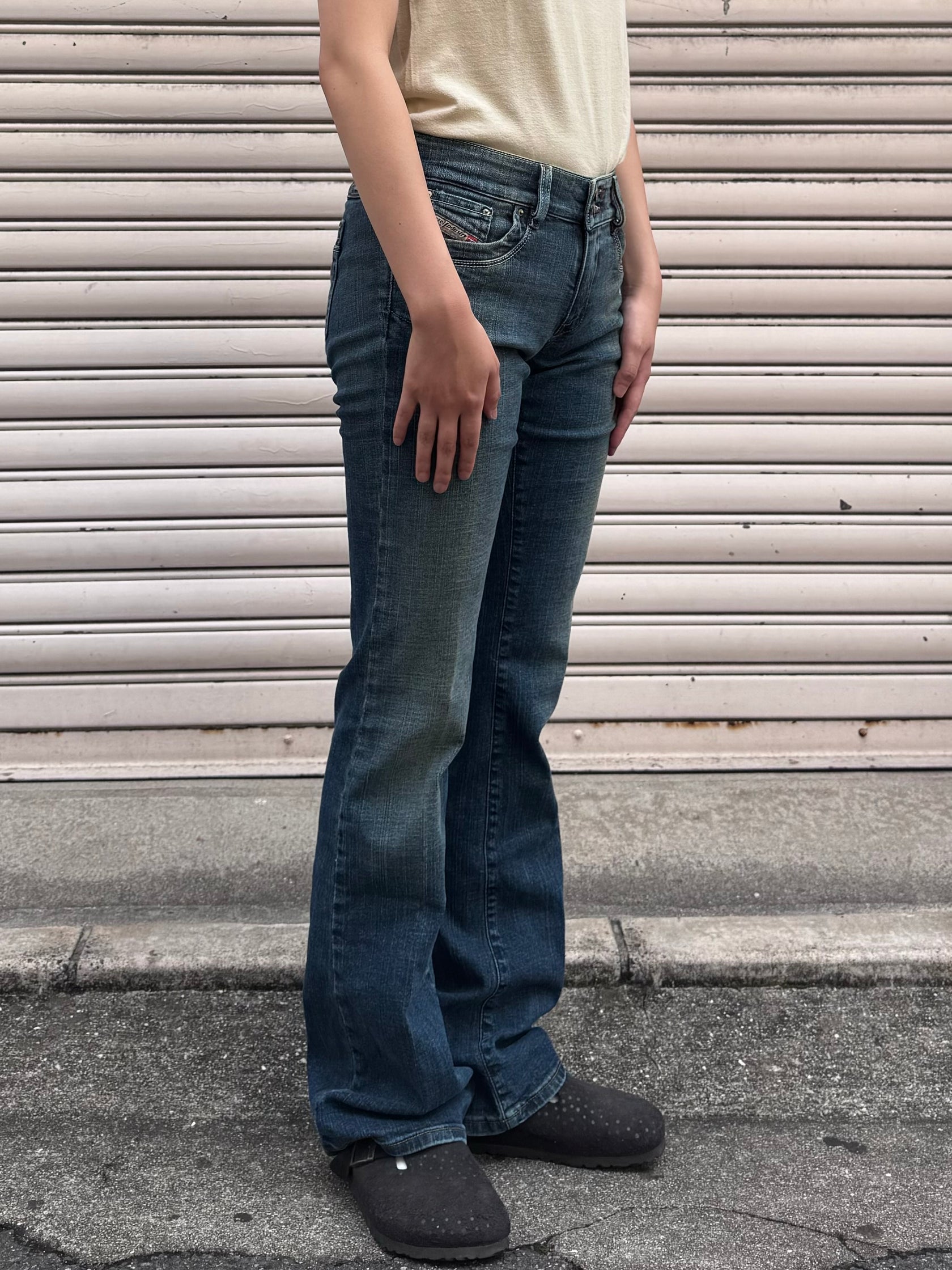 00’s DIESEL「0010MJ」イタリア製 デニムフレアパンツ