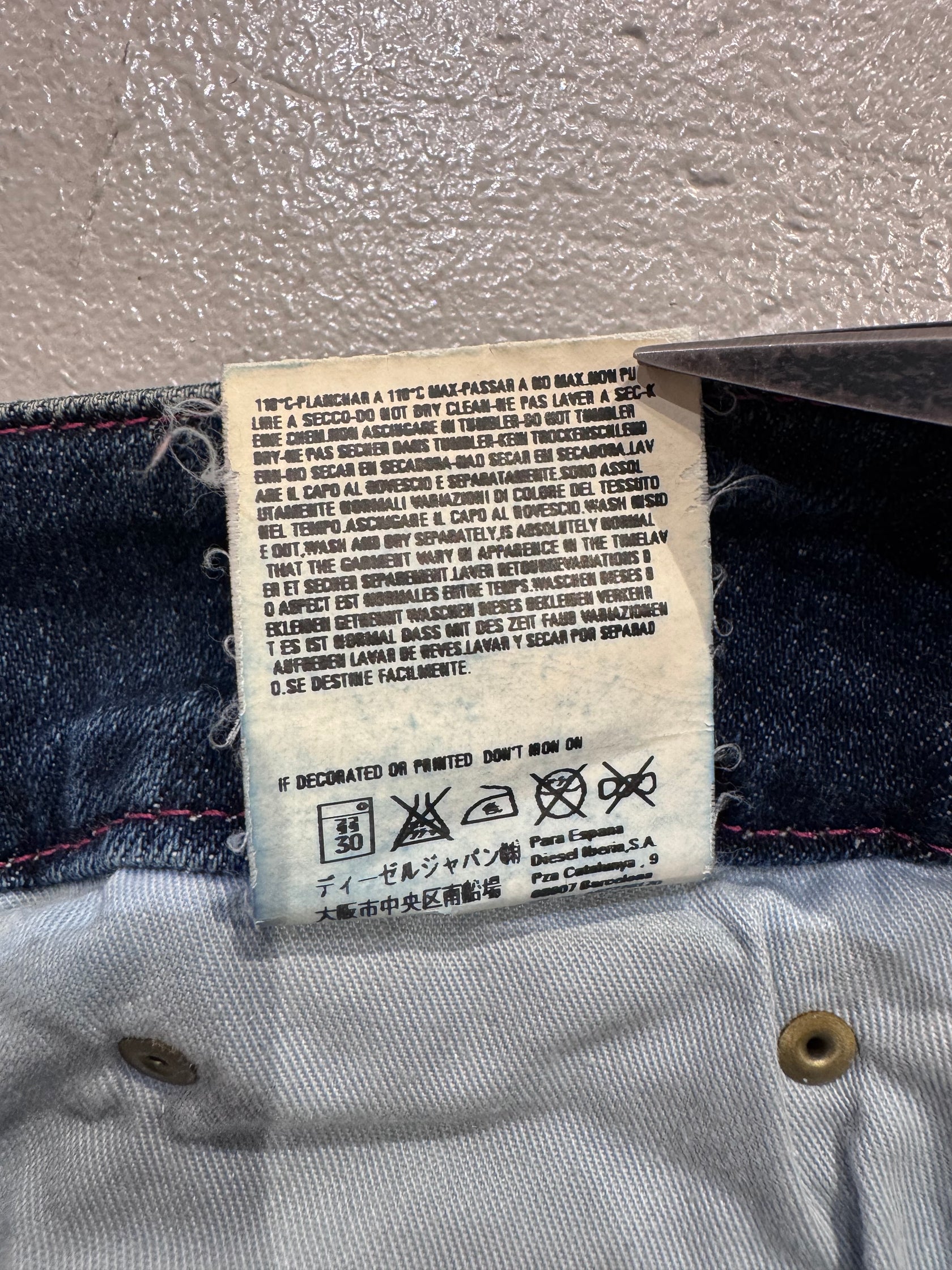 00’s DIESEL「0010MK」イタリア製 デニムフレアパンツ
