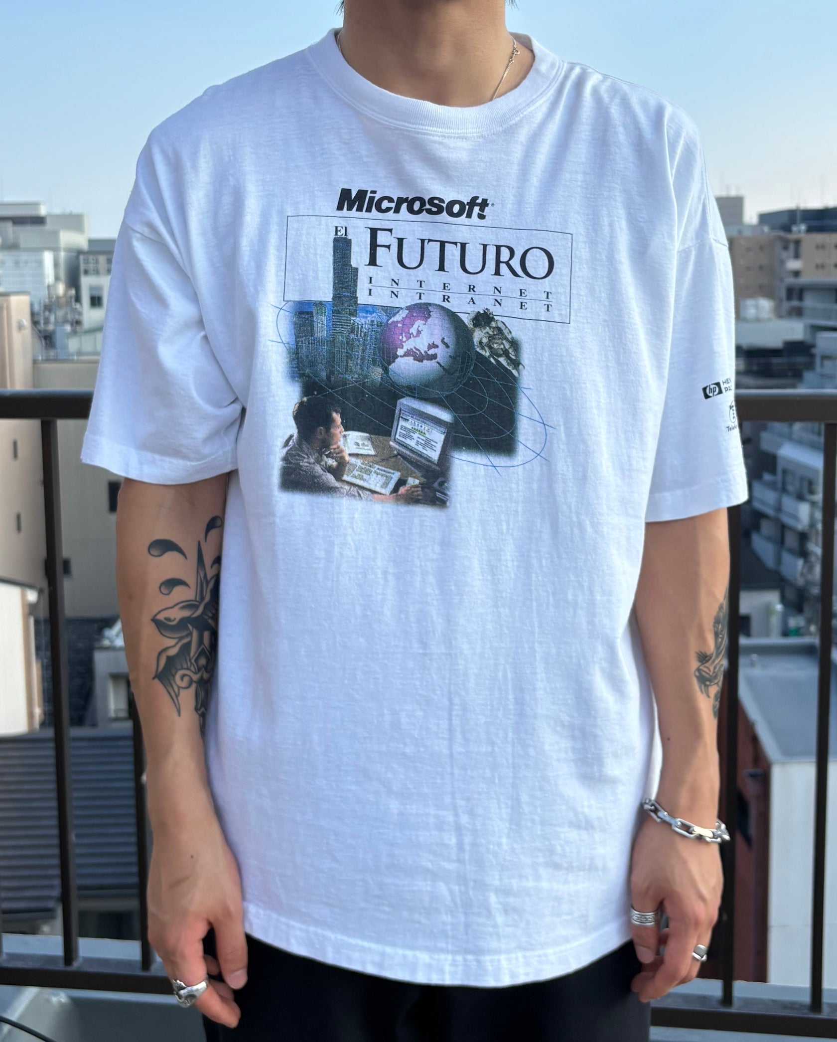 90’s「Microsoft FUTURO」USA製 企業Tシャツ
