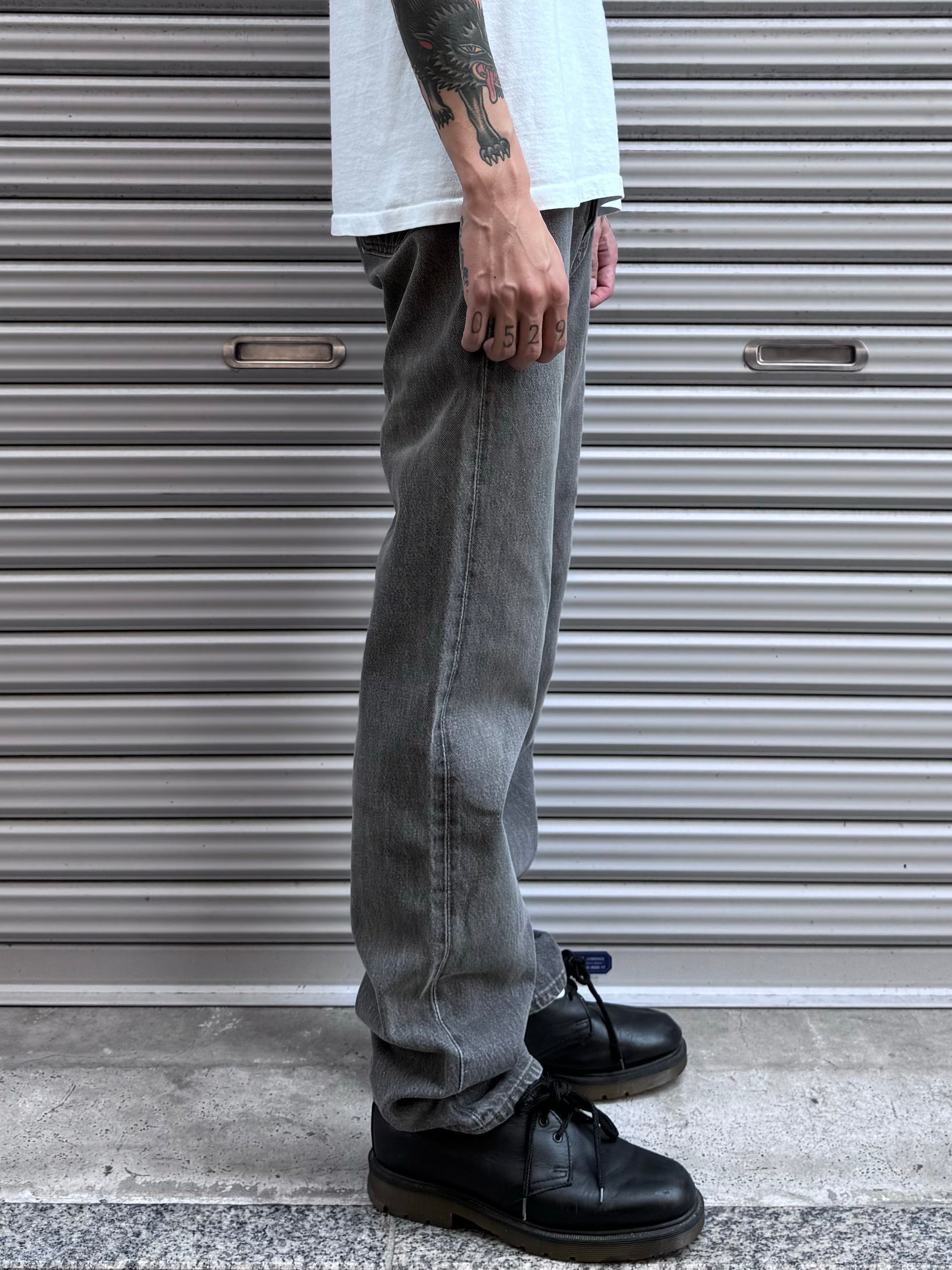 90's levis 「501」USA製 先染めブラックデニム