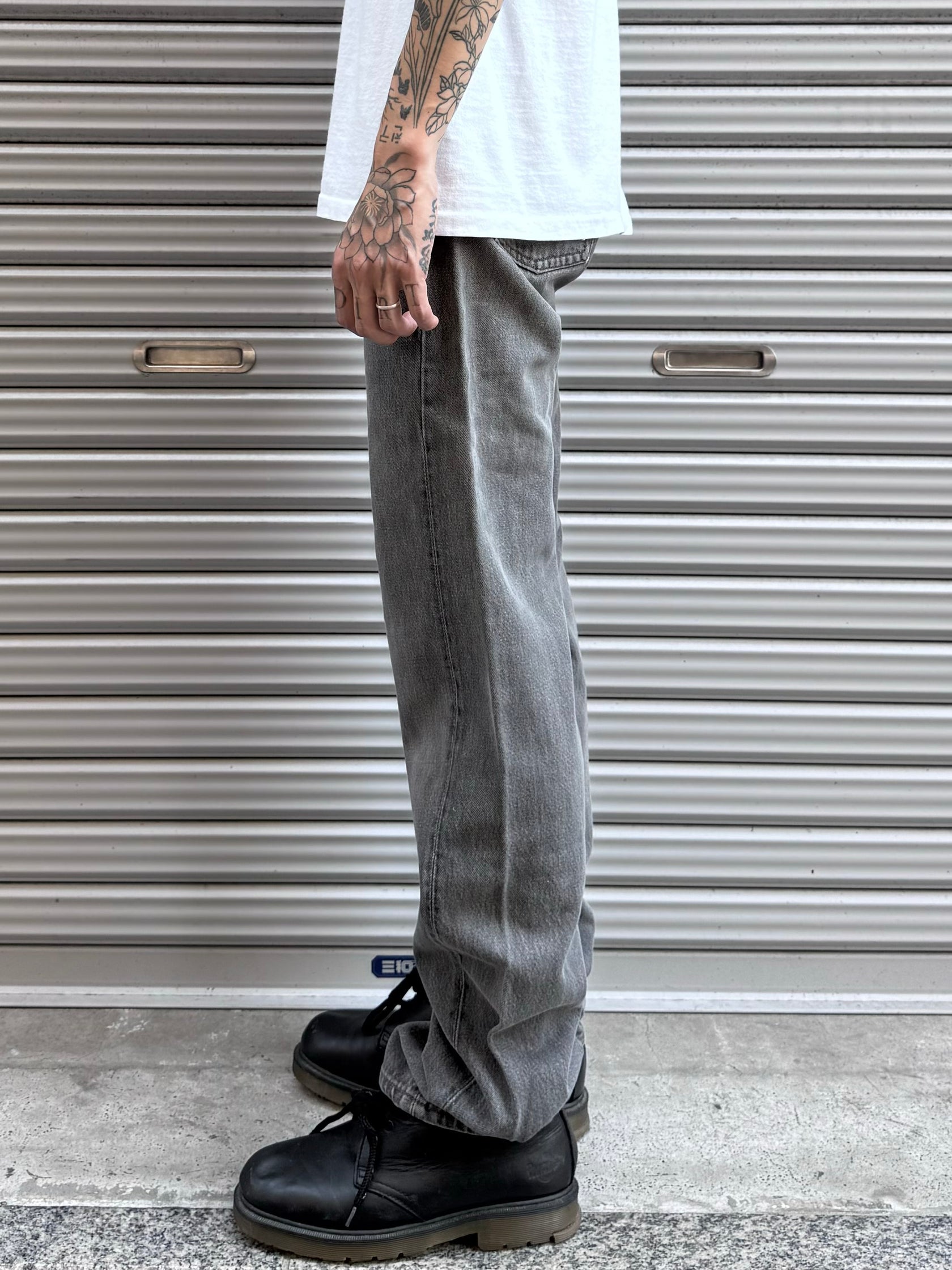 90's levis 「501」USA製 先染めブラックデニム