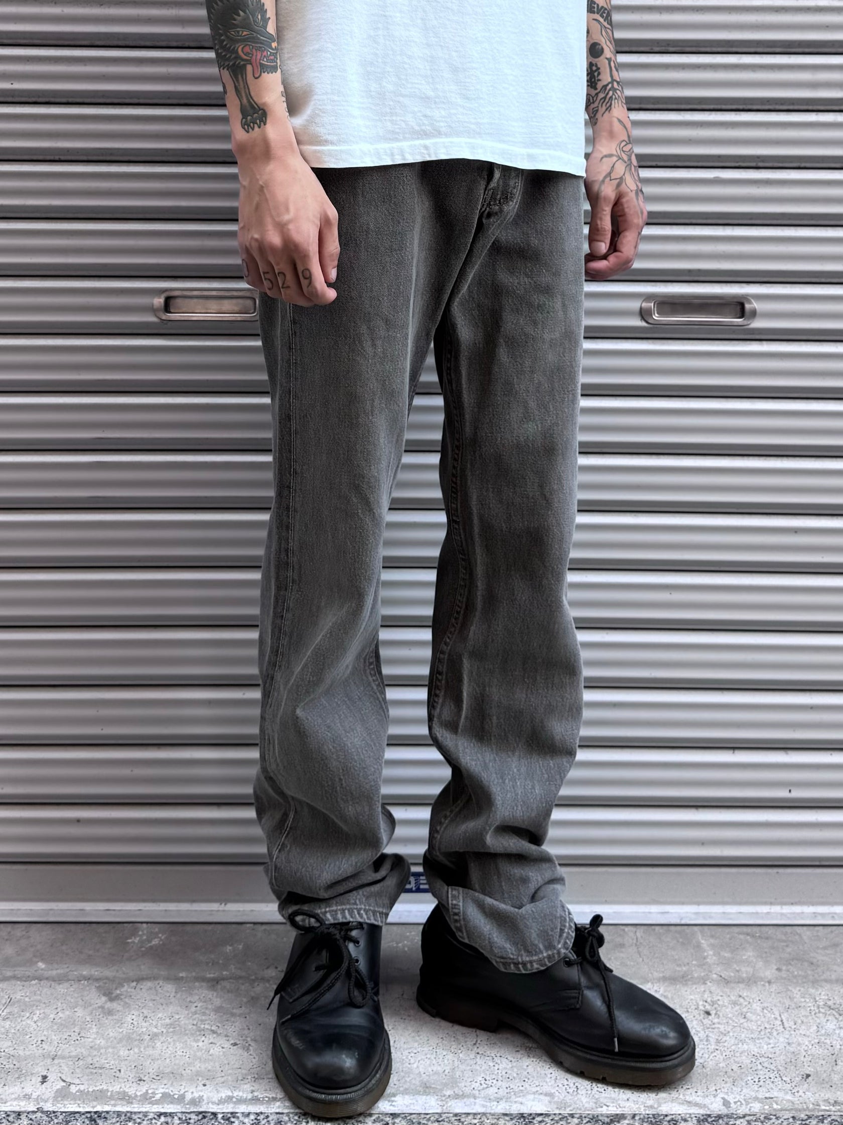 90's levis 「501」USA製 先染めブラックデニム