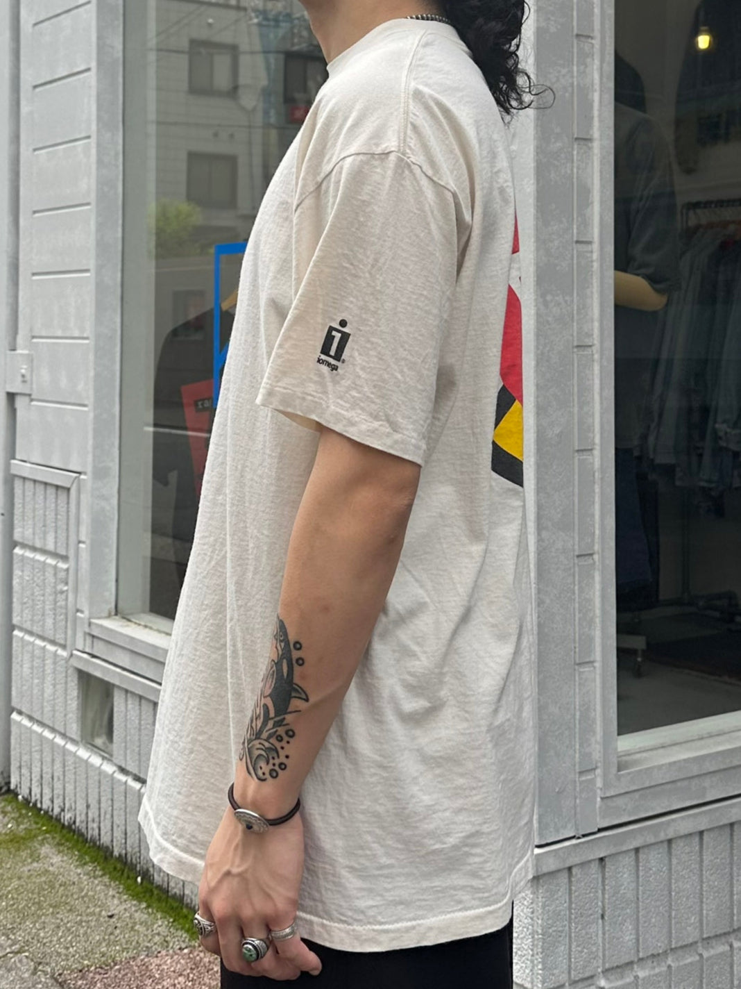 00's LOMEGA ZIP 企業Tシャツ USA製