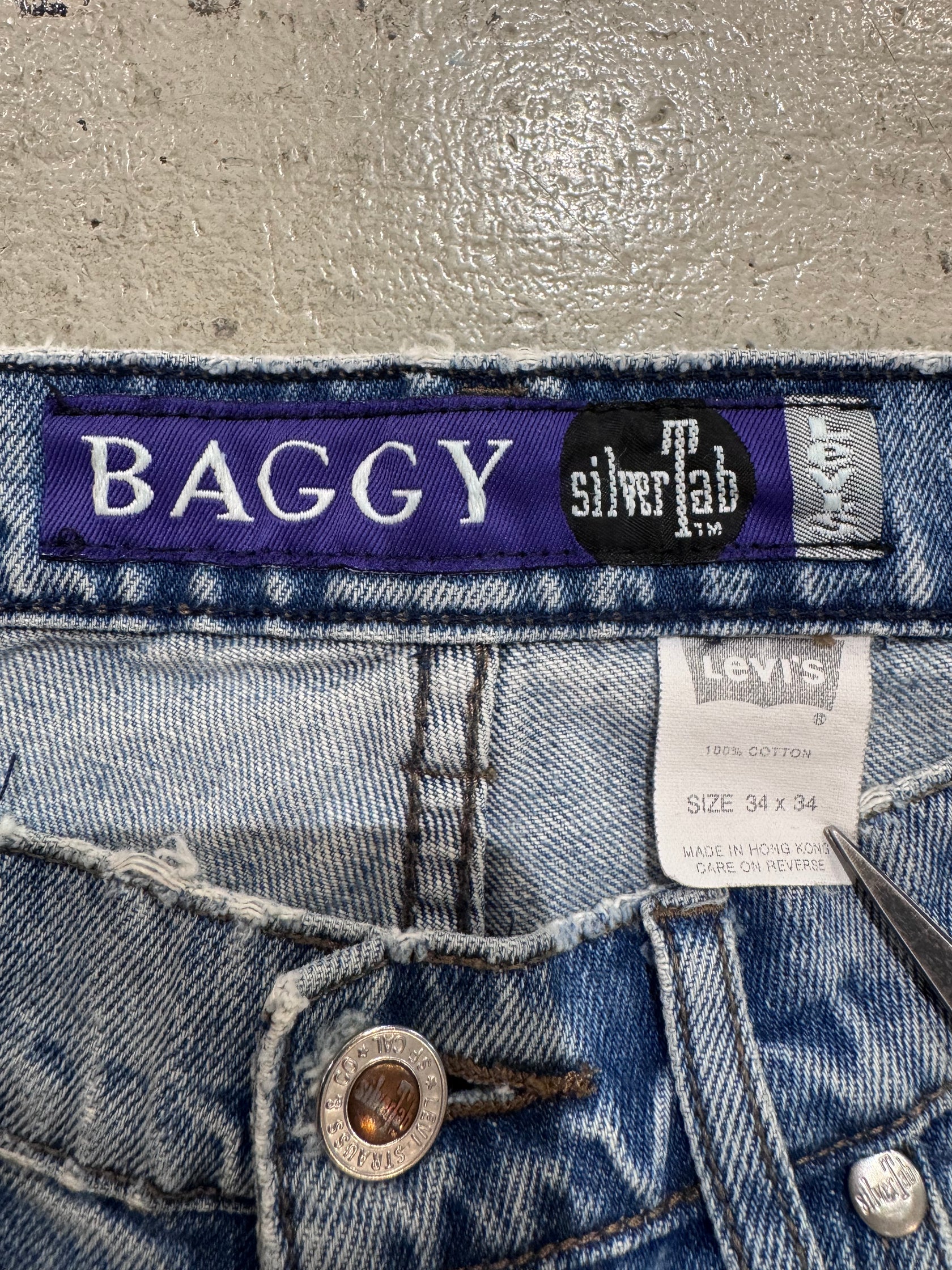 90's levis silverTab 「BAGGY」デニムパンツ