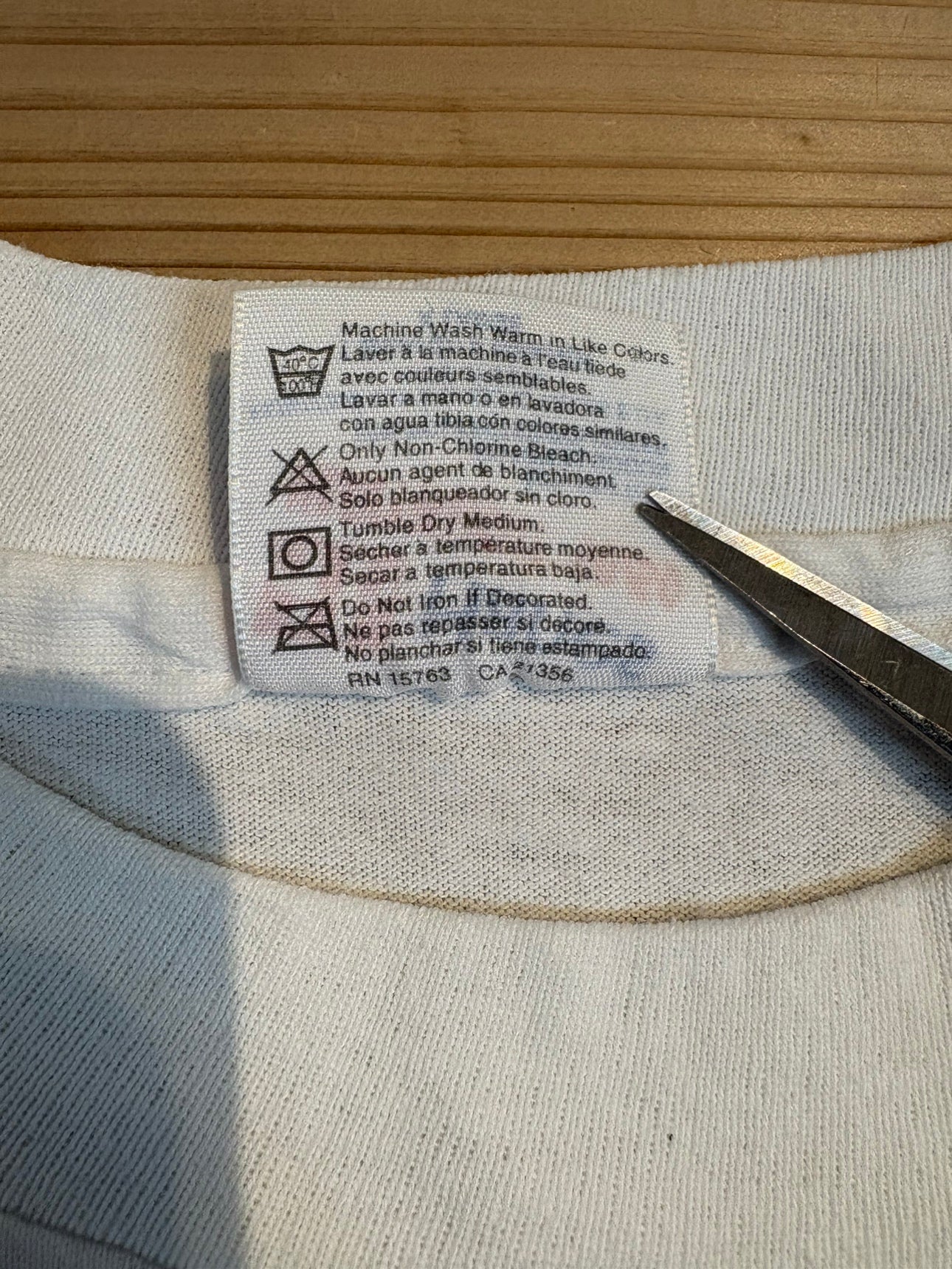 90's「SPIDER WEB PRINT」USA製 ホワイトTシャツ