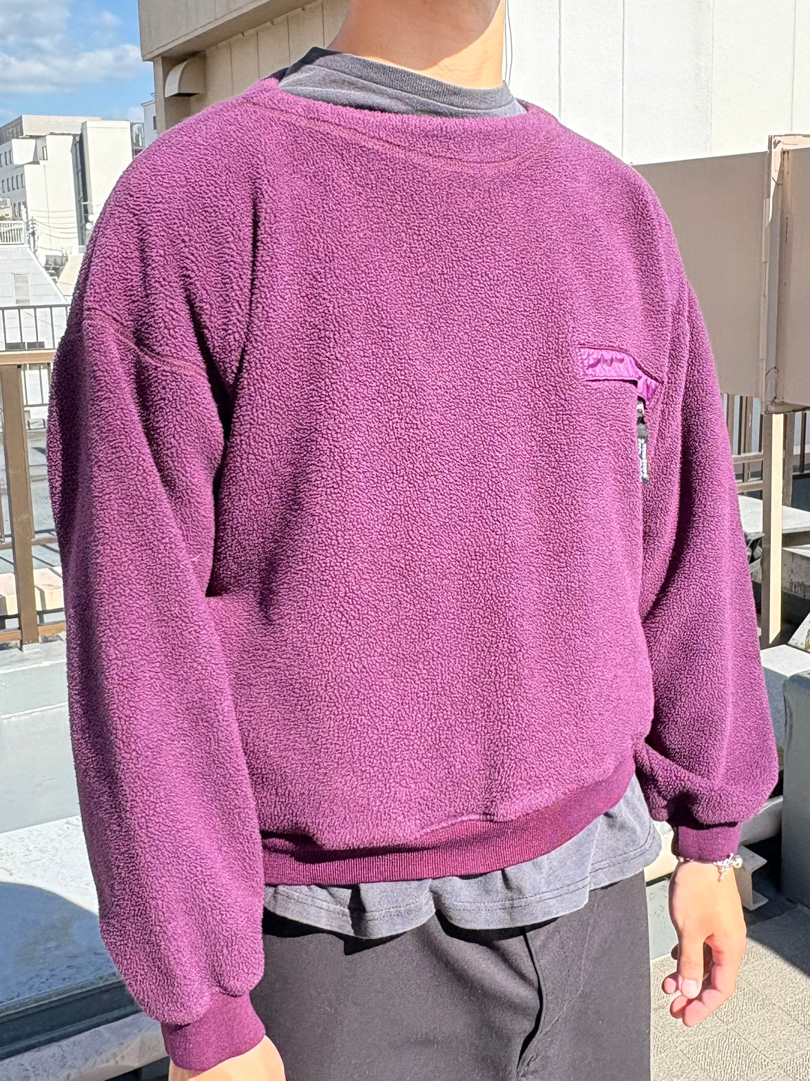 90's PATAGONIA「 lightweight synchilla crew」USA製 フリース