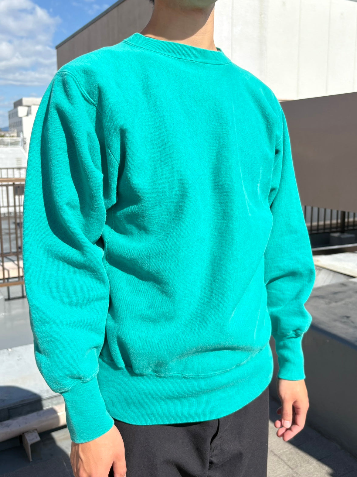 90's CHAMPION「目無し」Reverse Weave USA製 スウェット