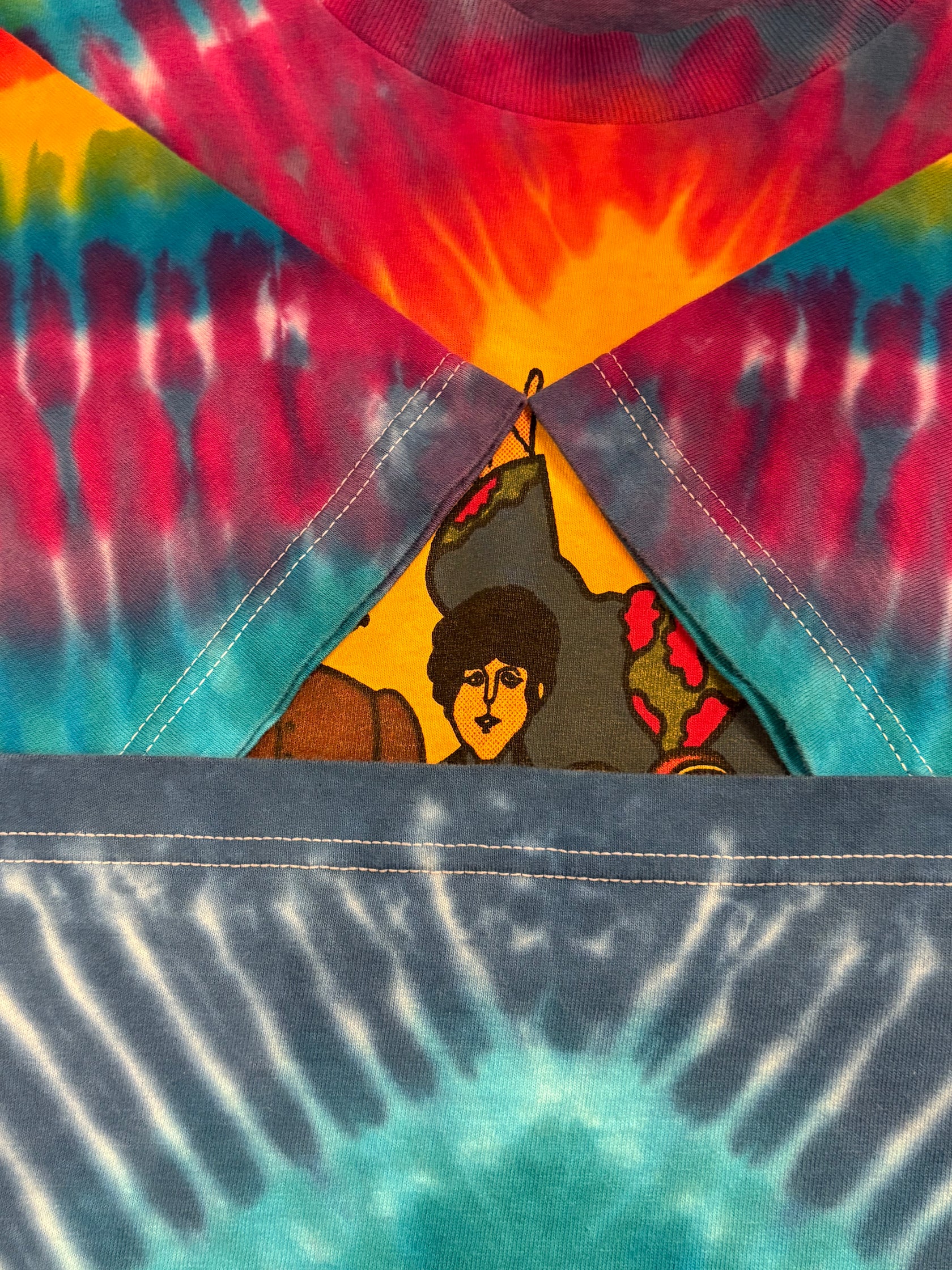 90’s~00’s THE BEATLES 「Yellow Submarine」タイダイバンドTシャツ