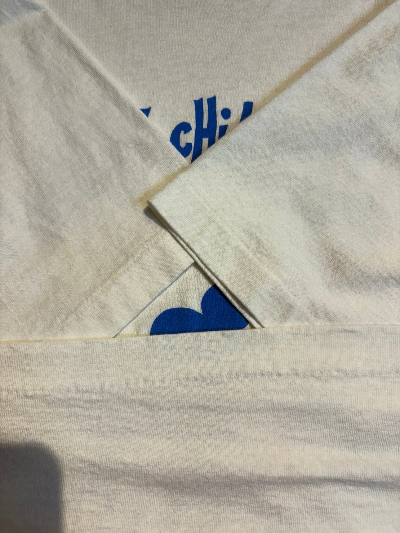 90's「HEALTHY CHILDREN NEW BEGINNING」ホワイトTシャツ