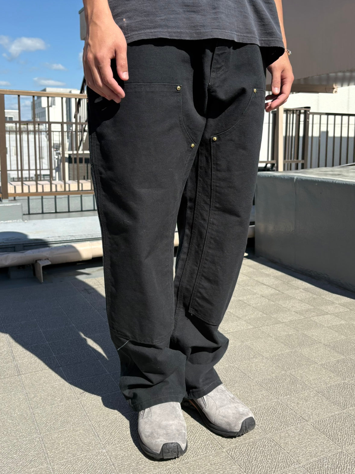 00's CARHART「DOUBLE NKEE PANT」ワークパンツ