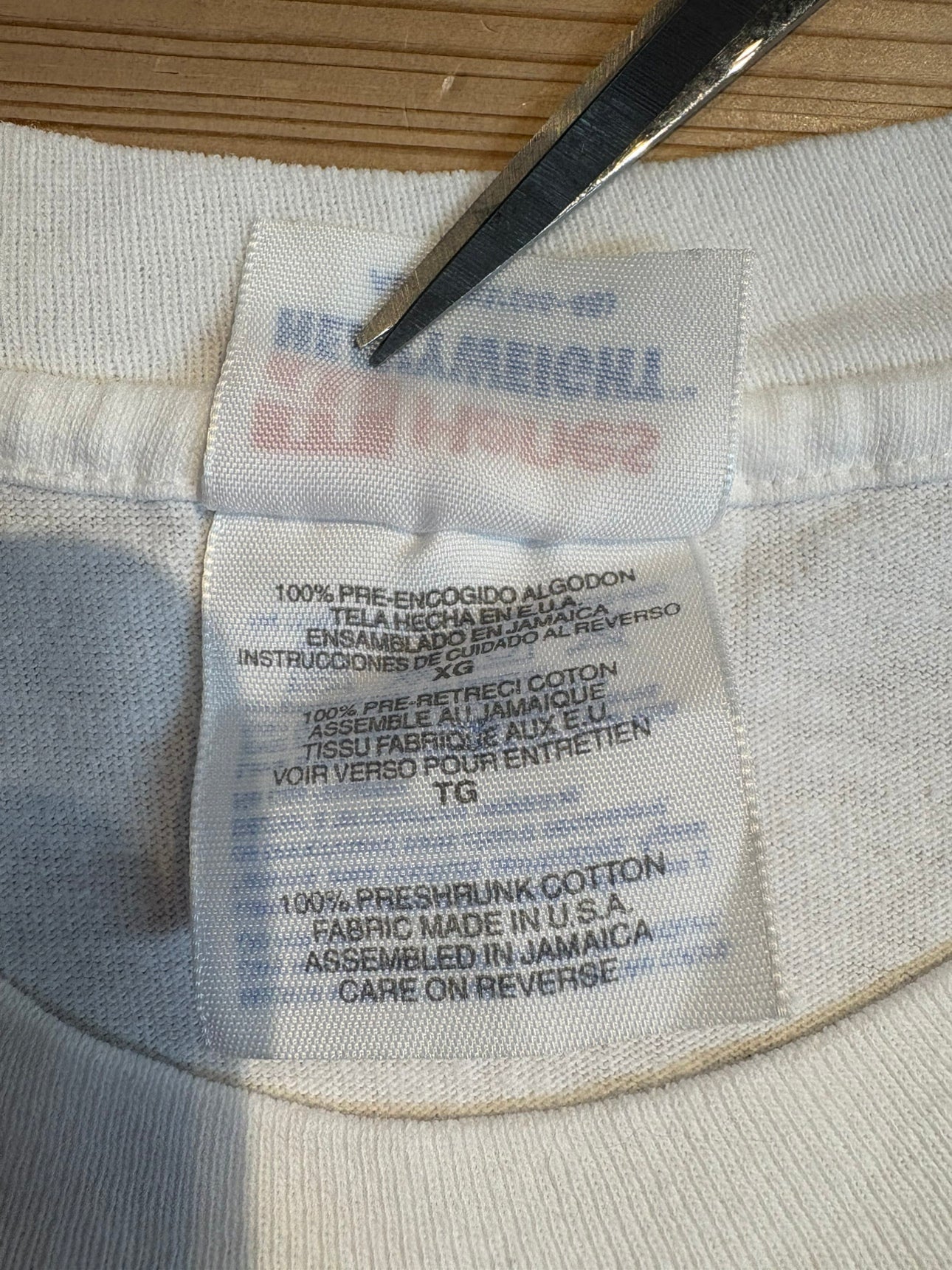 90's「CANON OPTIMUM」USA製 ホワイトTシャツ