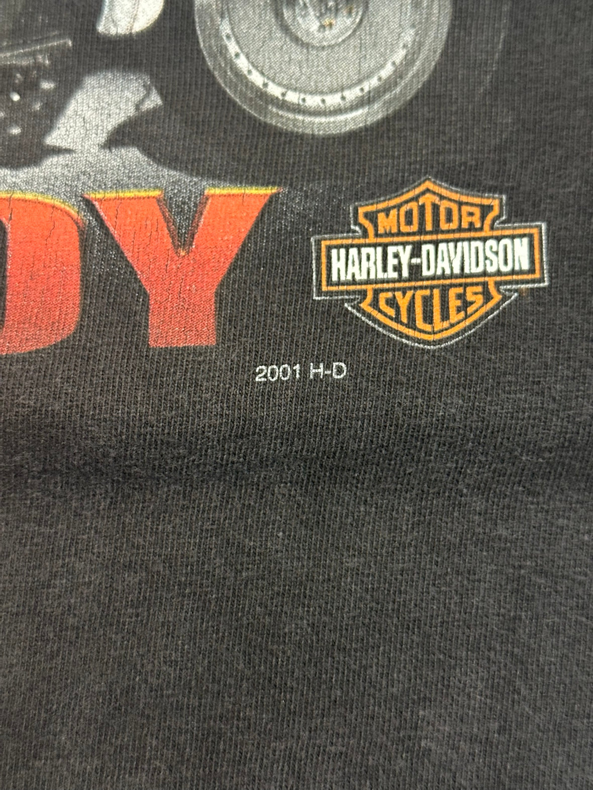 00's HARLEY-DAVIDSON「FAT BOY」USA製 ハーレーTシャツ